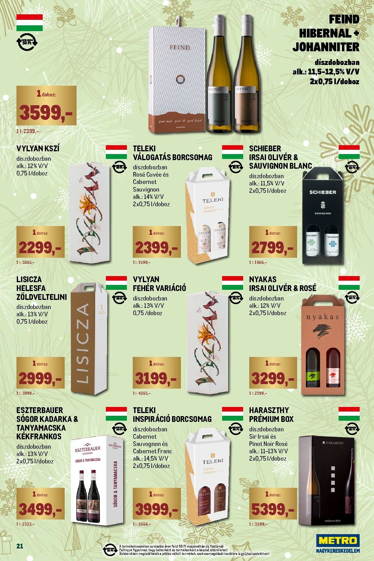 metro - Metro - Ünnepi katalógus akciós újság, érvényes 12.01. - 12.31. - page: 21