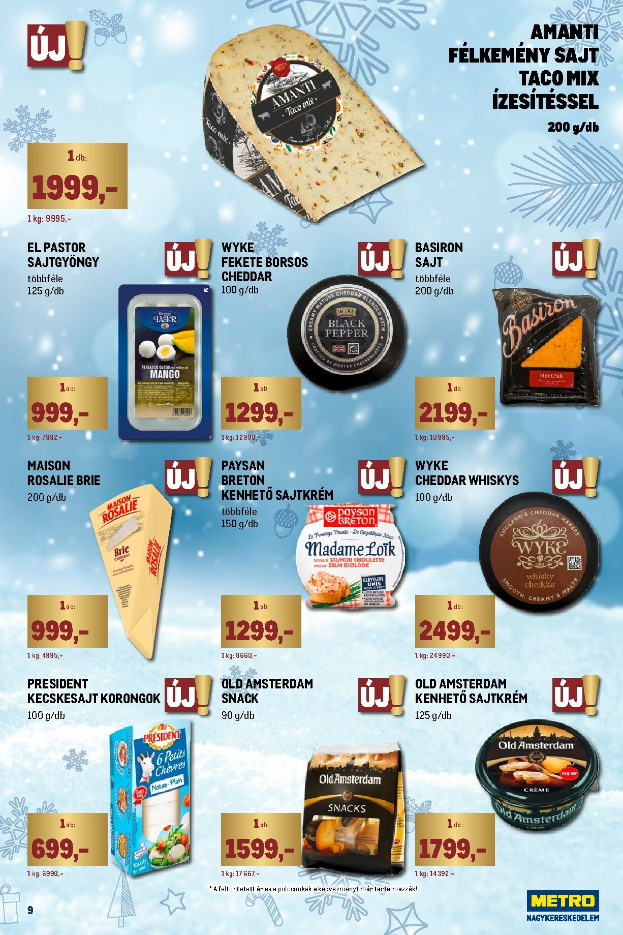 metro - Metro - Ünnepi katalógus akciós újság, érvényes 12.01. - 12.31. - page: 9