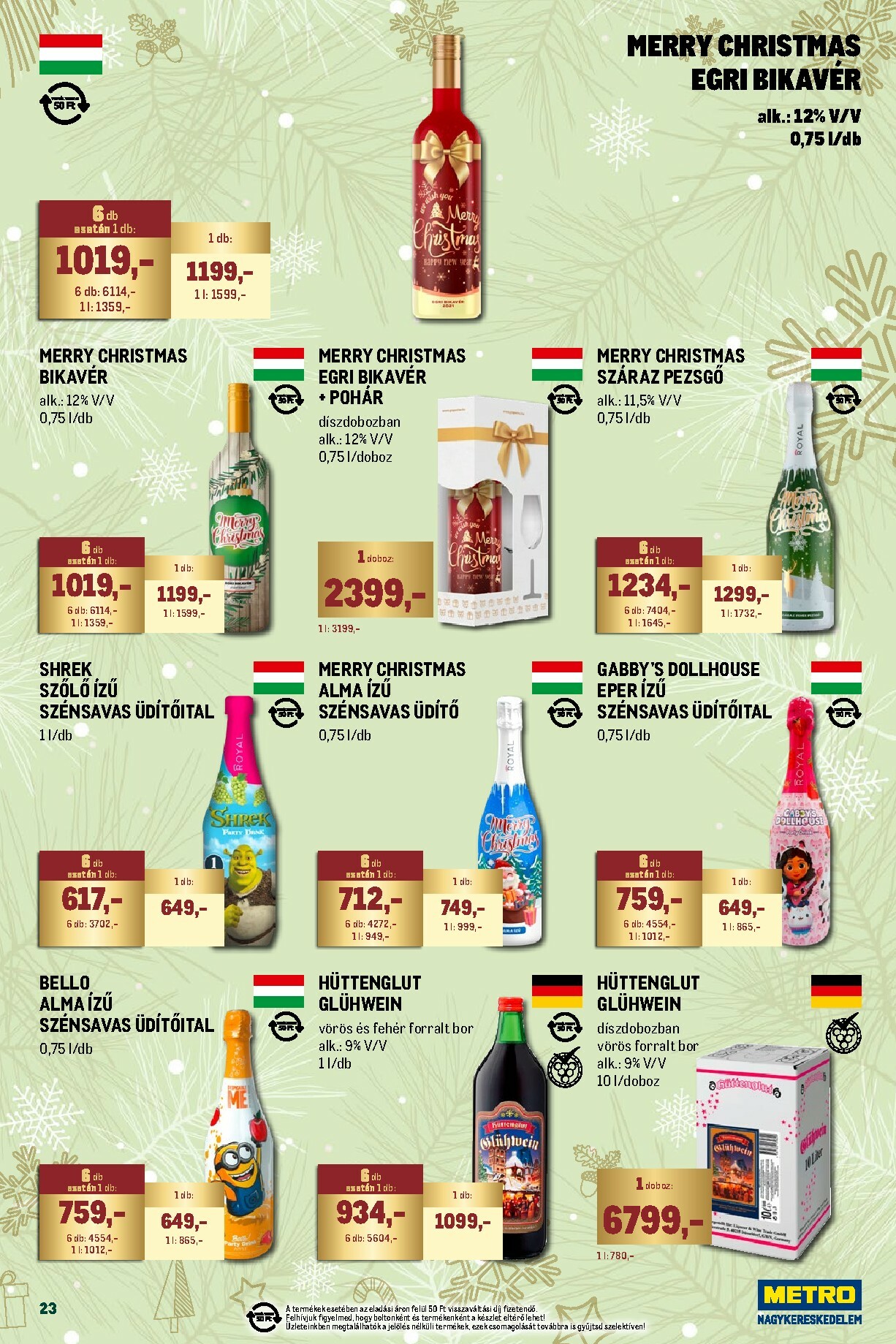 metro - Metro - Ünnepi katalógus akciós újság, érvényes 12.01. - 12.31. - page: 23