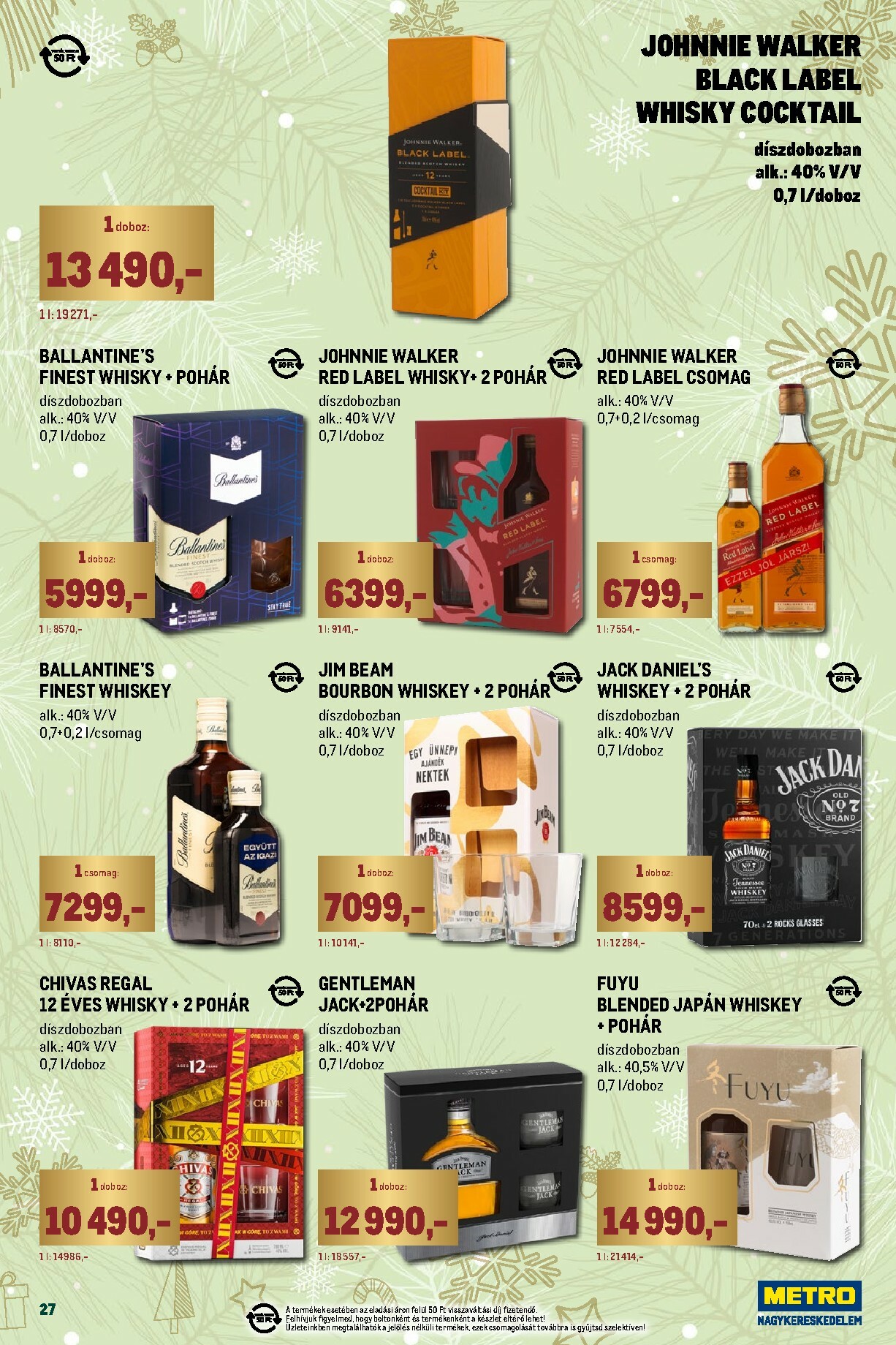 metro - Metro - Ünnepi katalógus akciós újság, érvényes 12.01. - 12.31. - page: 27