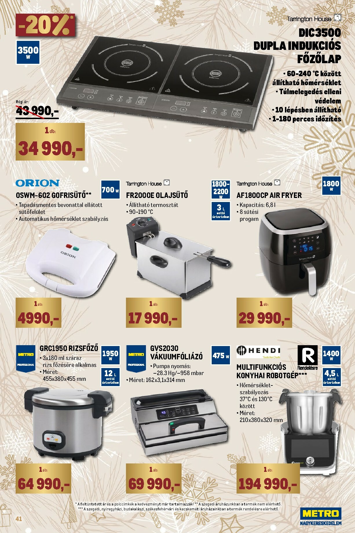 metro - Metro - Ünnepi katalógus akciós újság, érvényes 12.01. - 12.31. - page: 41