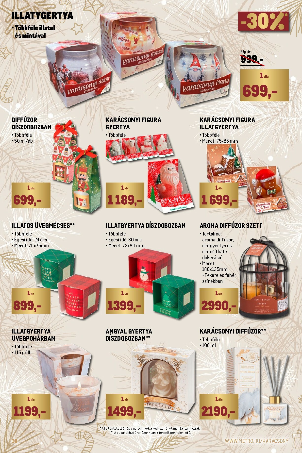 metro - Metro - Ünnepi katalógus akciós újság, érvényes 12.01. - 12.31. - page: 38