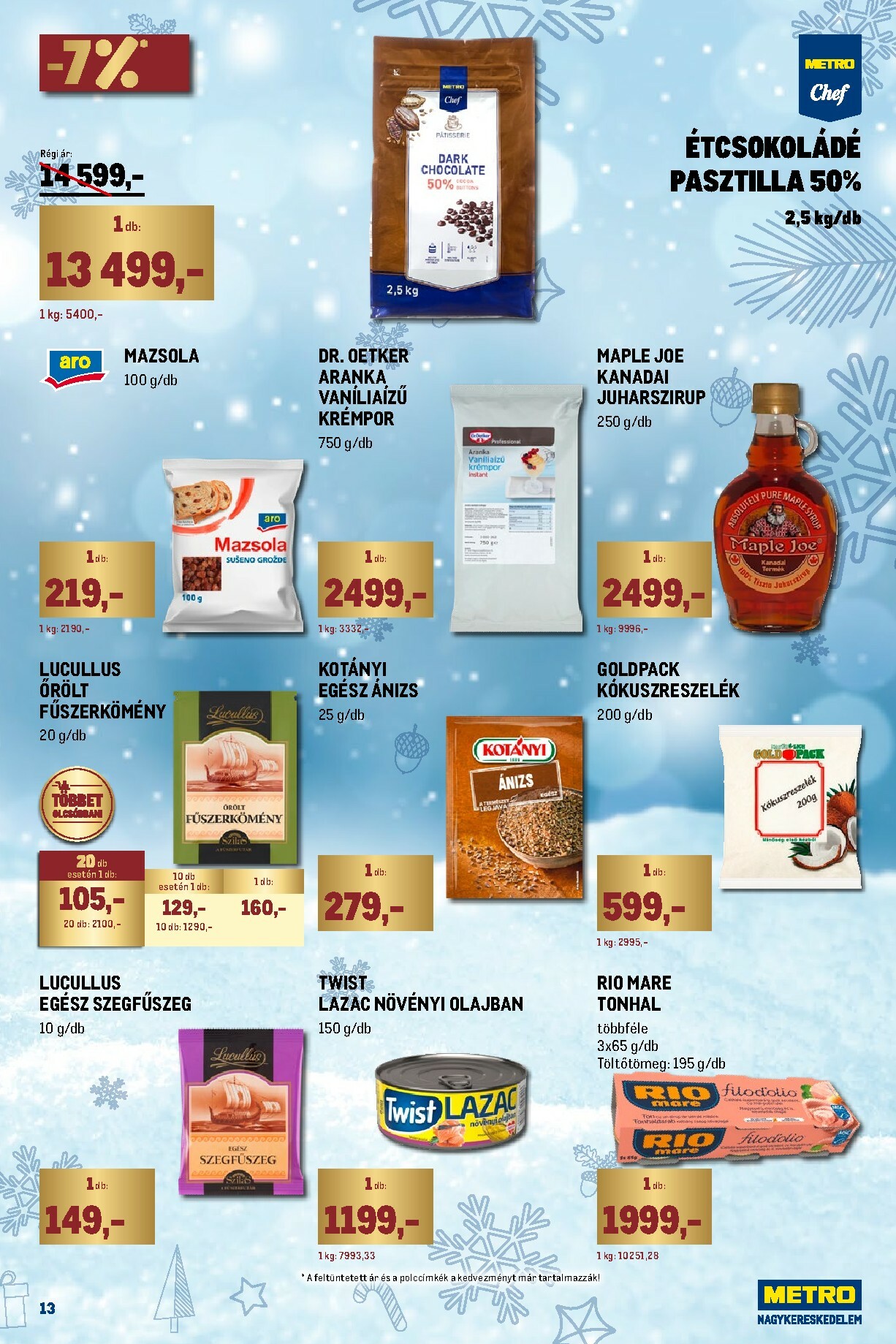 metro - Metro - Ünnepi katalógus akciós újság, érvényes 12.01. - 12.31. - page: 13