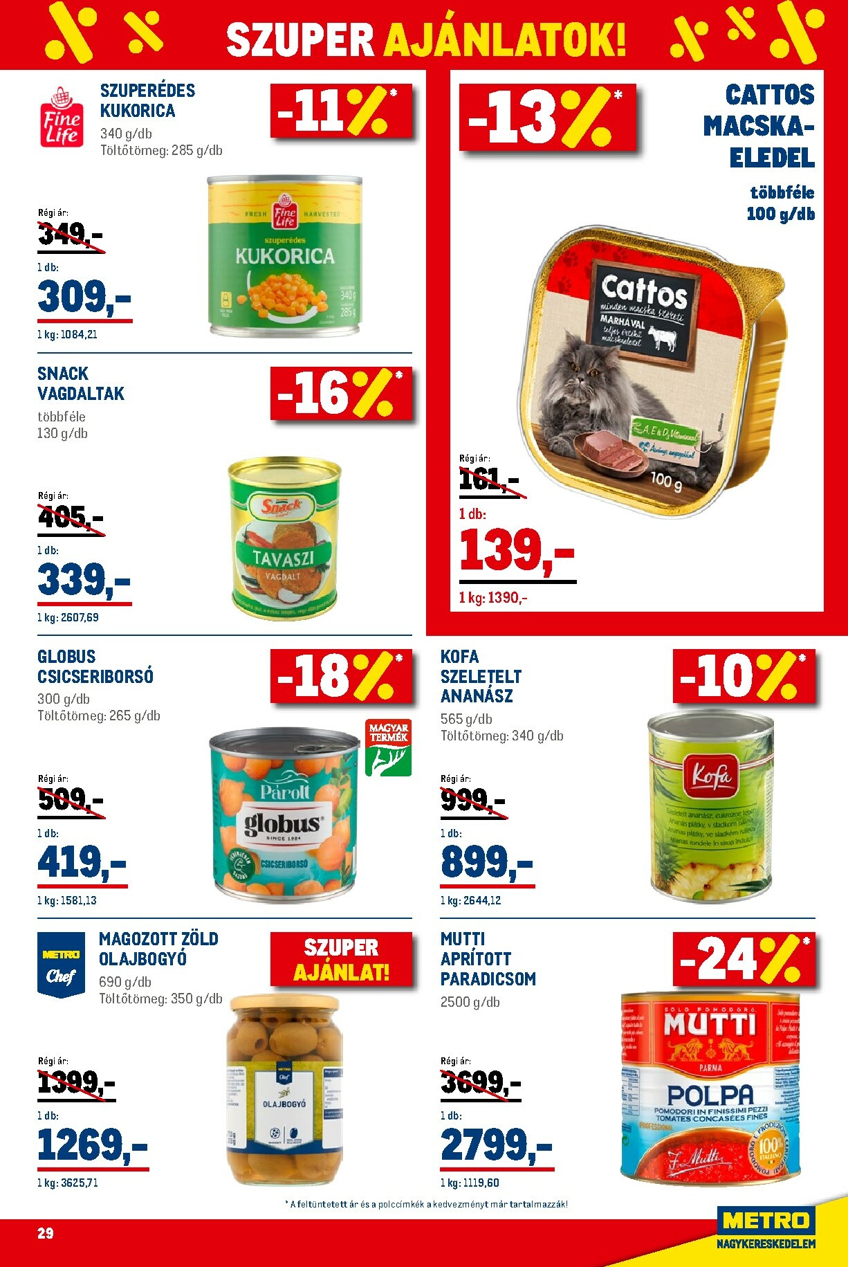 metro - Metro - Élelmiszer és Szezonális Ajánlataink Kiskereskedőknek akciós újság, érvényes 01.02. - 01.31. - page: 29