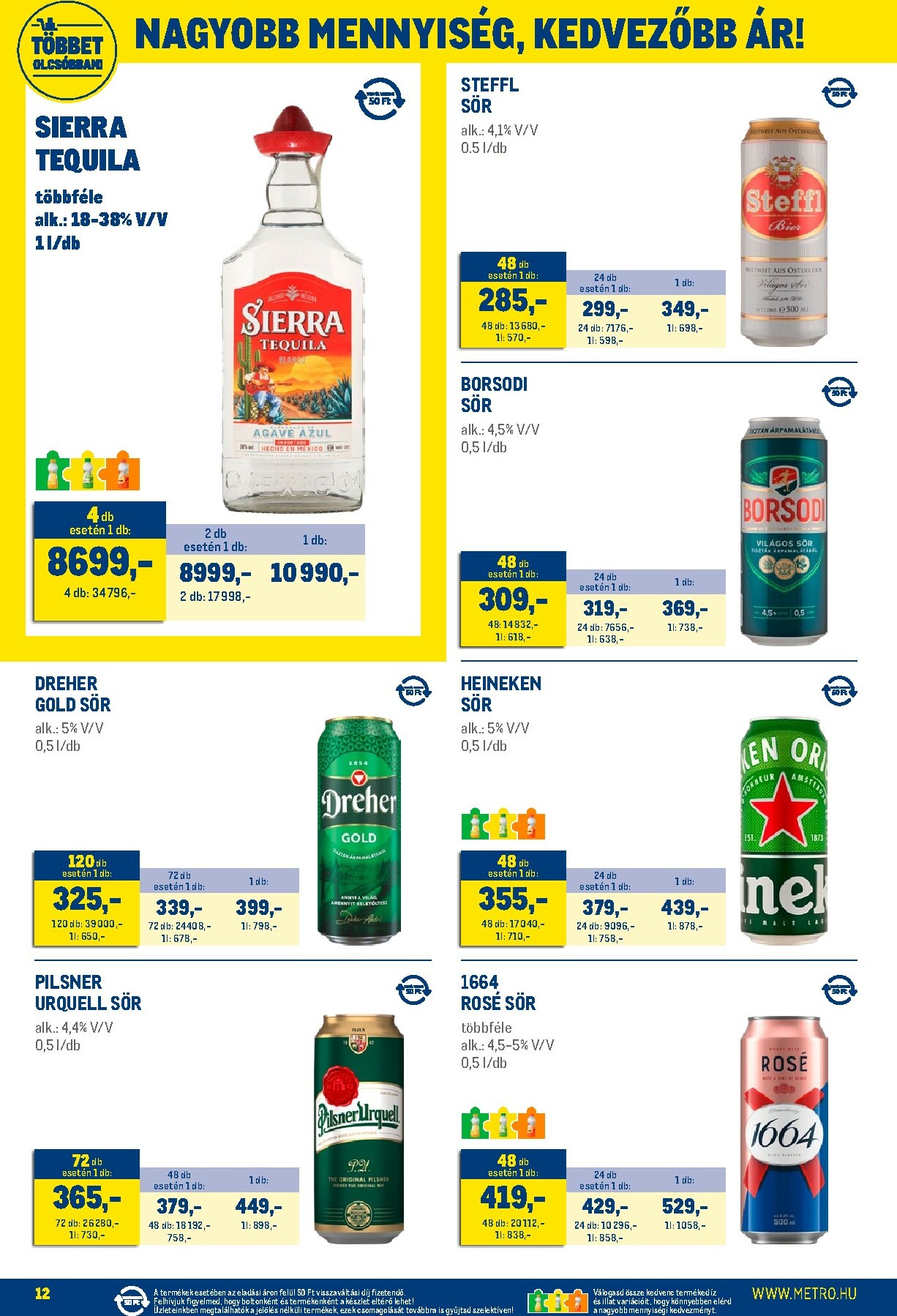 metro - Metro - Élelmiszer és Szezonális Ajánlataink Kiskereskedőknek akciós újság, érvényes 01.02. - 01.31. - page: 12