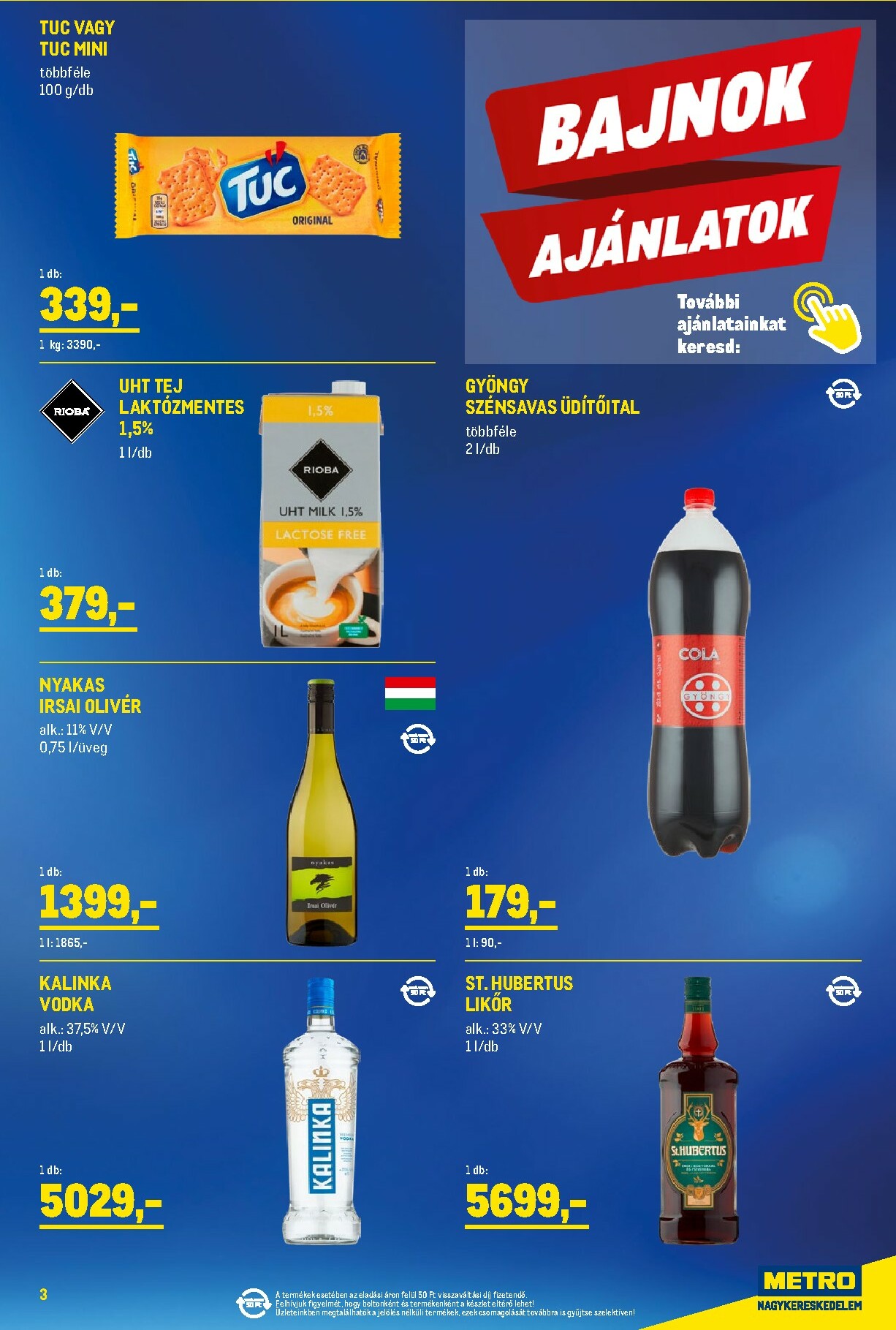 metro - Metro - Élelmiszer és Szezonális Ajánlataink Kiskereskedőknek akciós újság, érvényes 01.02. - 01.31. - page: 3