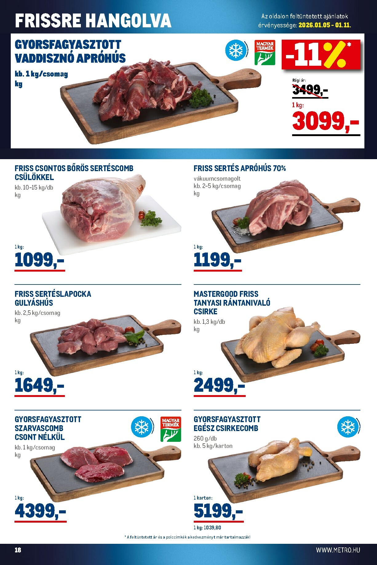 metro - Metro - Élelmiszer és Szezonális Ajánlataink Kiskereskedőknek akciós újság, érvényes 01.02. - 01.31. - page: 18