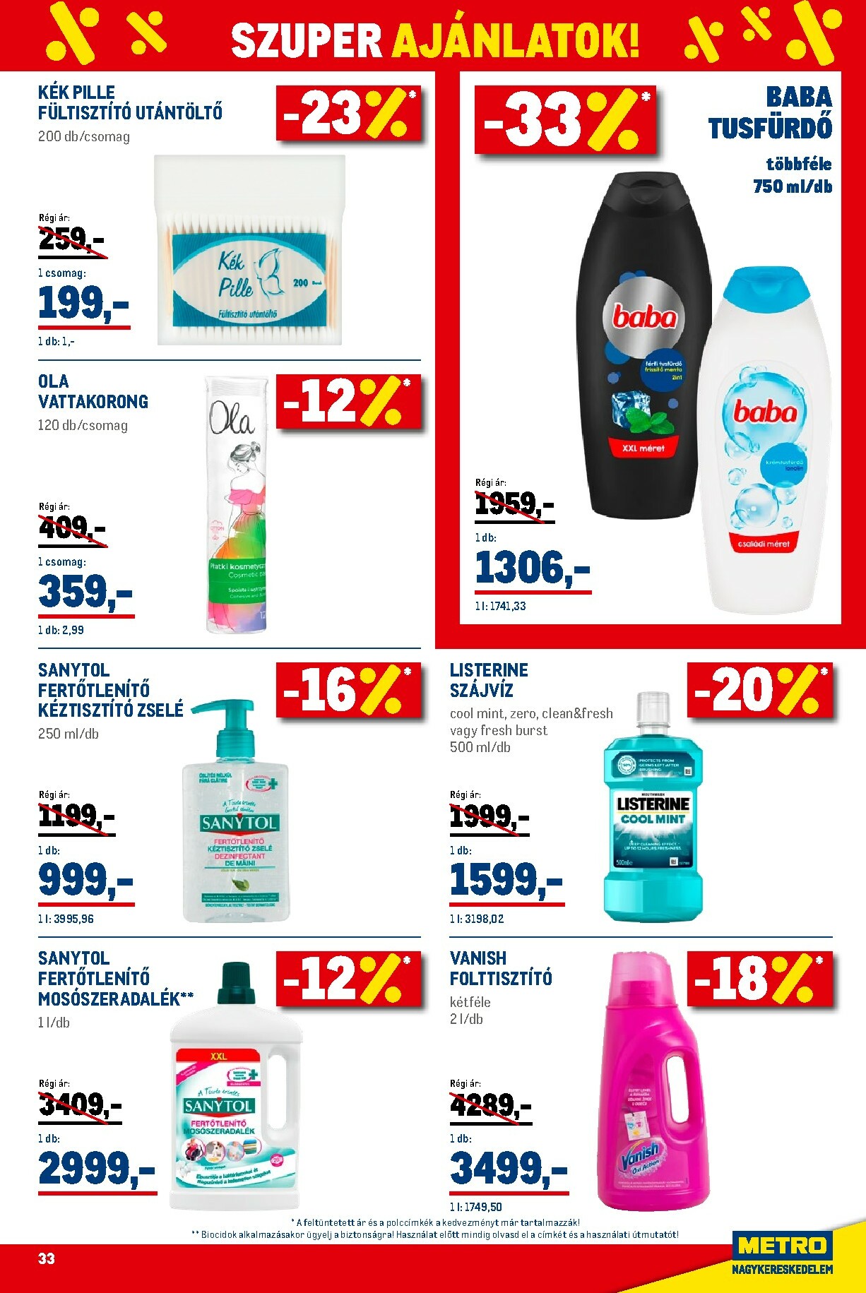 metro - Metro - Élelmiszer és Szezonális Ajánlataink Kiskereskedőknek akciós újság, érvényes 01.02. - 01.31. - page: 33