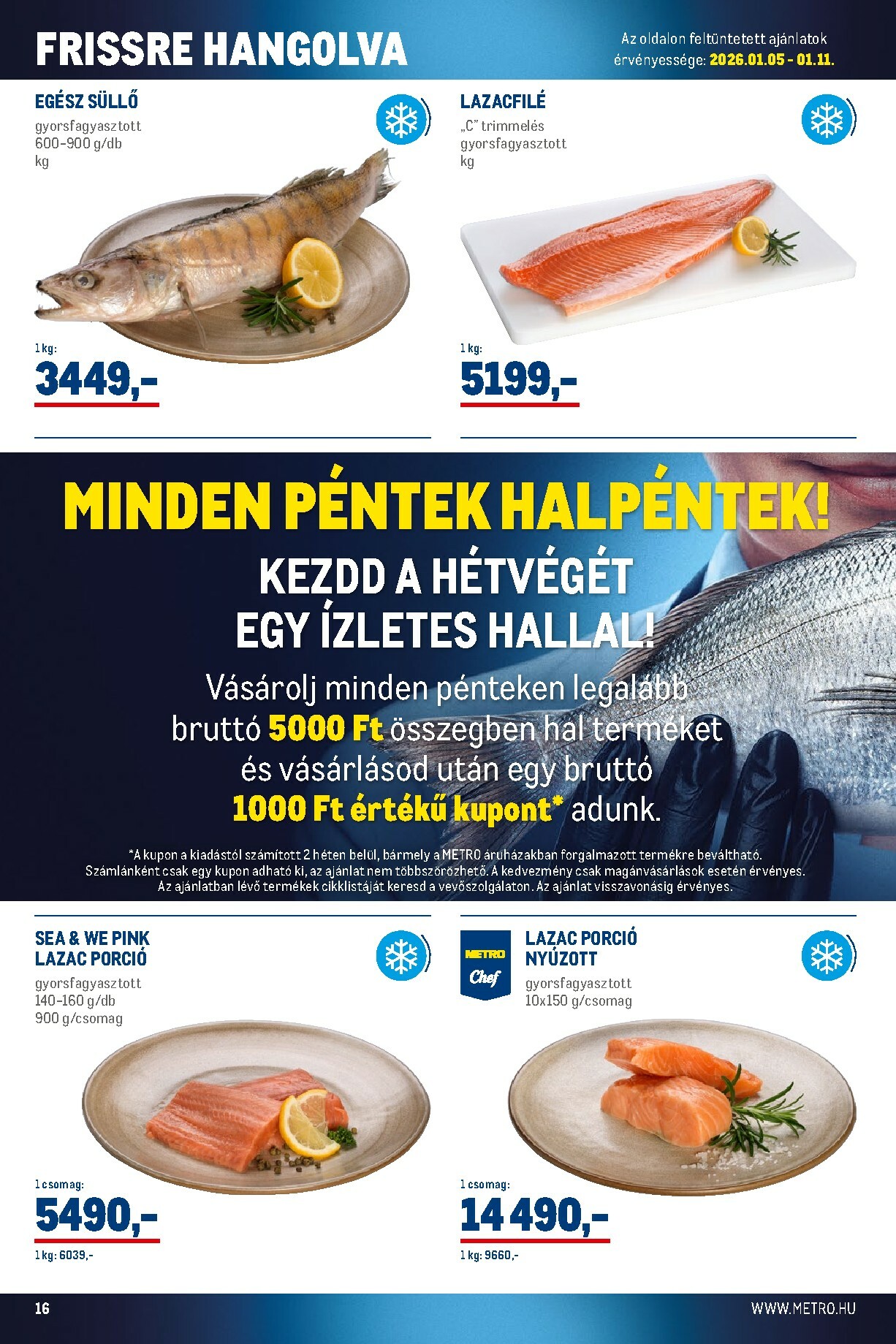 metro - Metro - Élelmiszer és Szezonális Ajánlataink Kiskereskedőknek akciós újság, érvényes 01.02. - 01.31. - page: 16