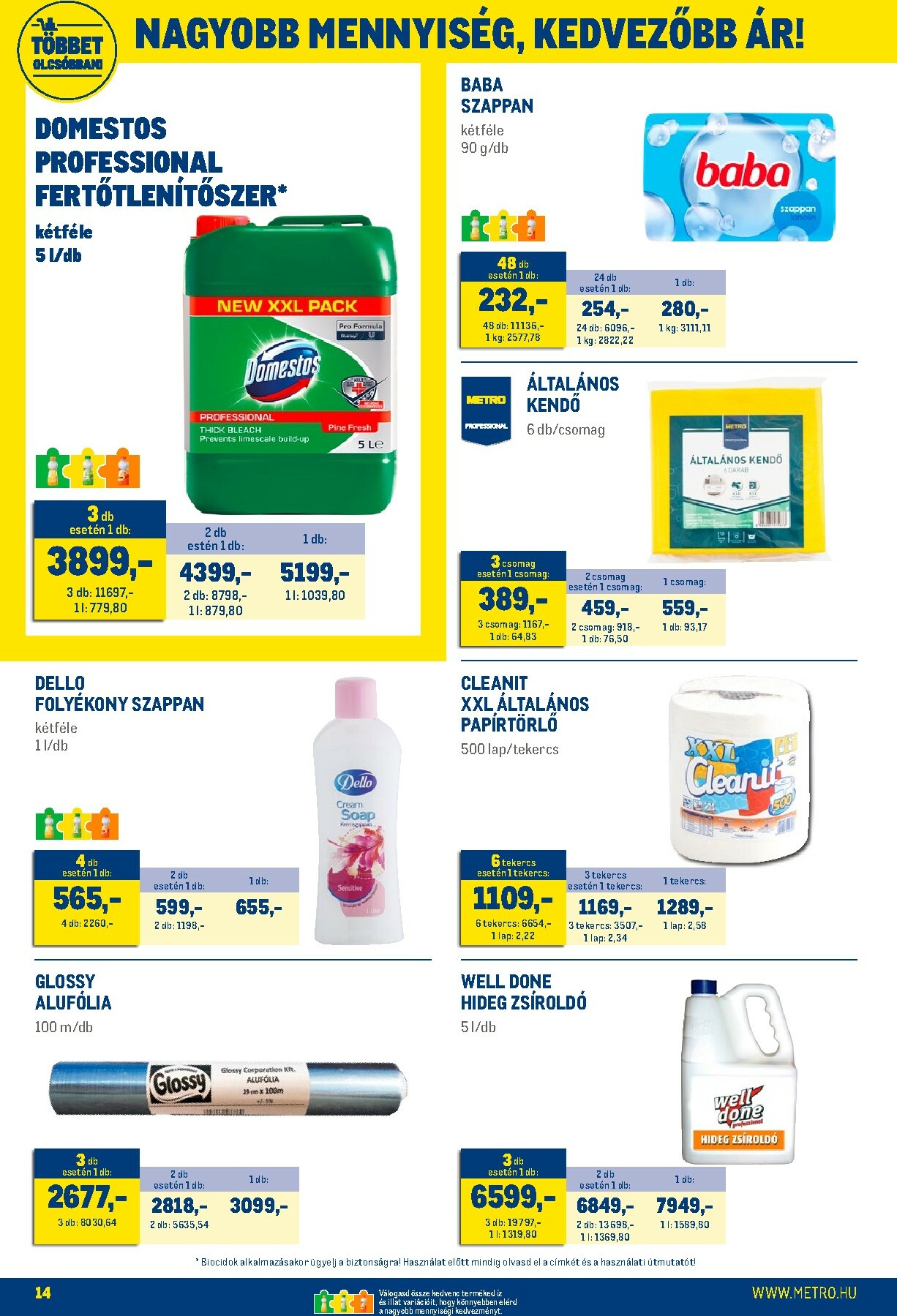 metro - Metro - Élelmiszer és Szezonális Ajánlataink Kiskereskedőknek akciós újság, érvényes 01.02. - 01.31. - page: 14