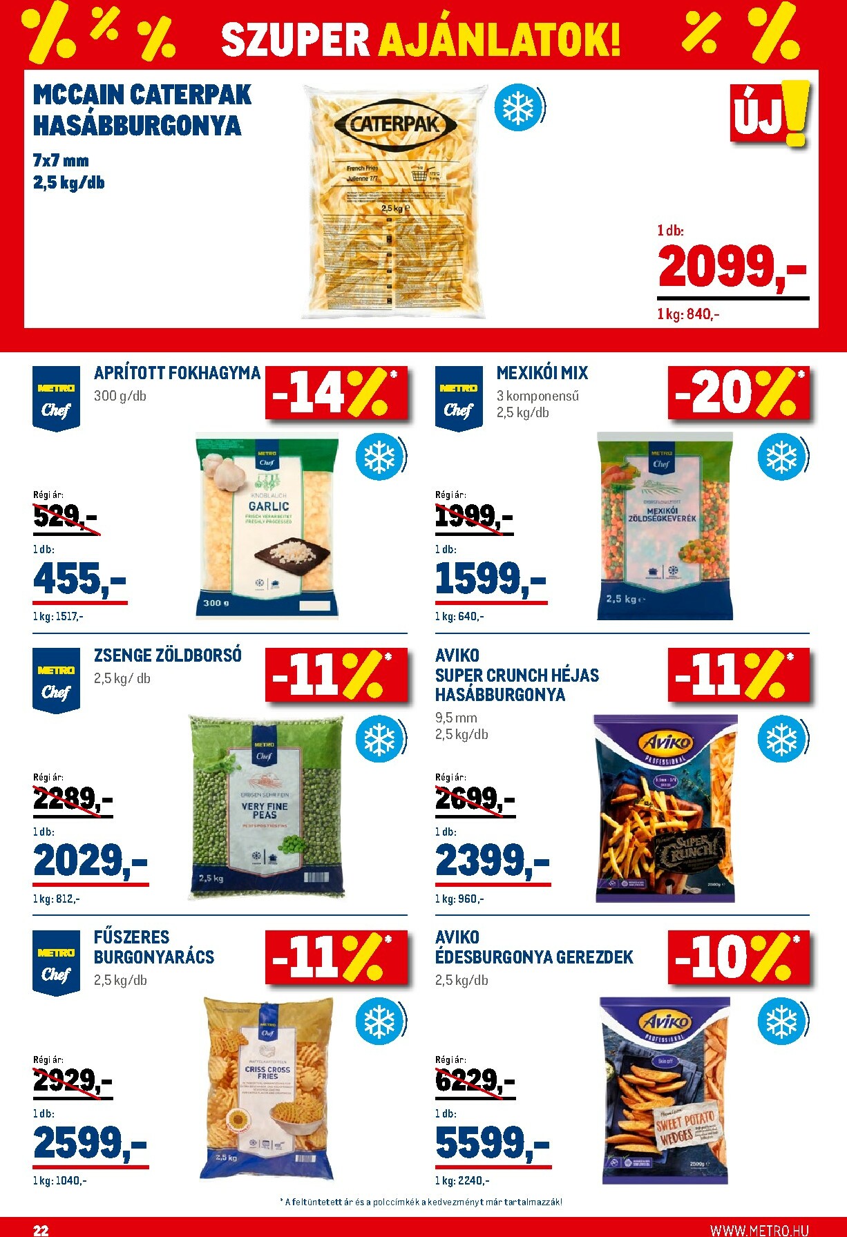 metro - Metro - Élelmiszer és Szezonális Ajánlataink Kiskereskedőknek akciós újság, érvényes 01.02. - 01.31. - page: 22