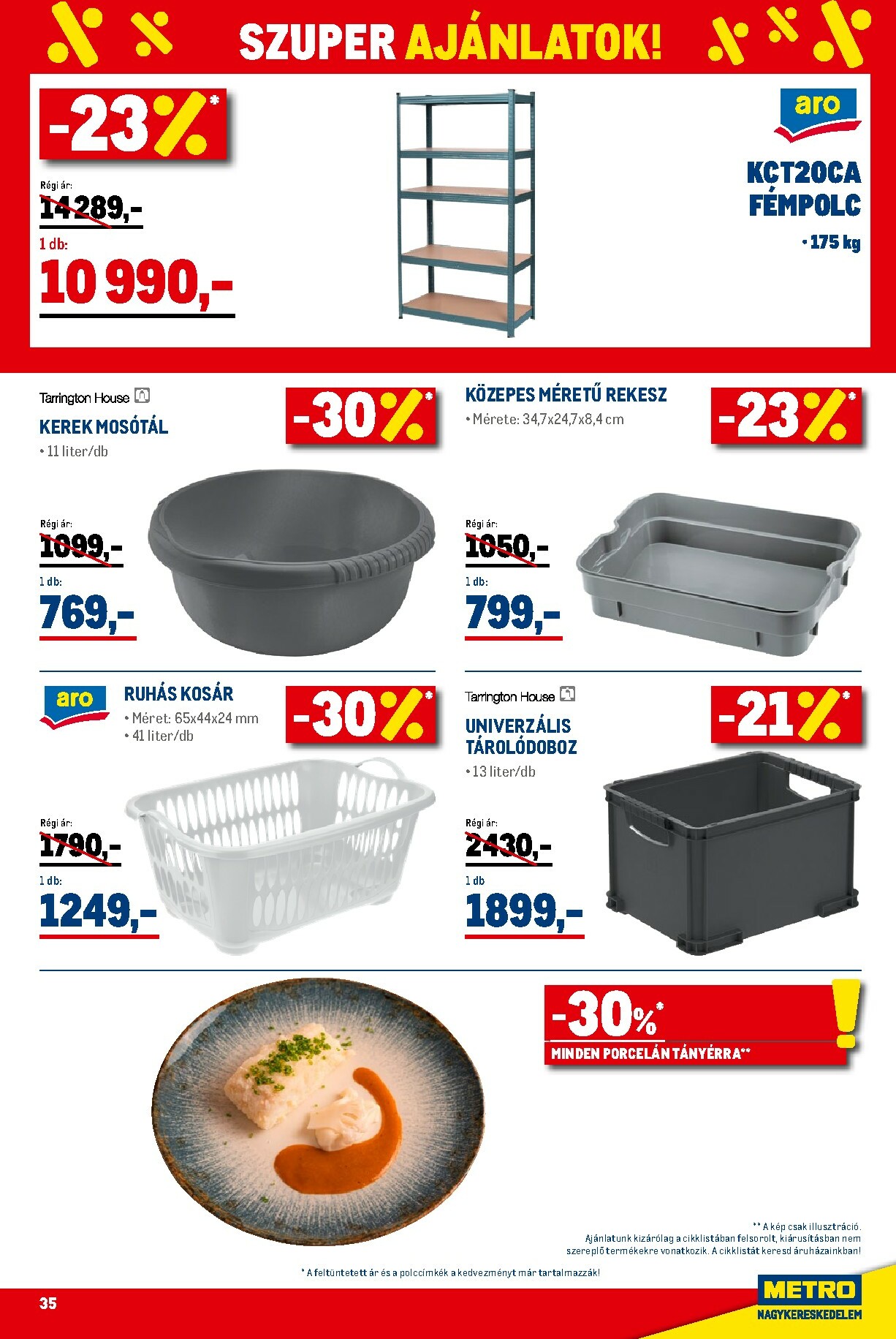 metro - Metro - Élelmiszer és Szezonális Ajánlataink Kiskereskedőknek akciós újság, érvényes 01.02. - 01.31. - page: 35