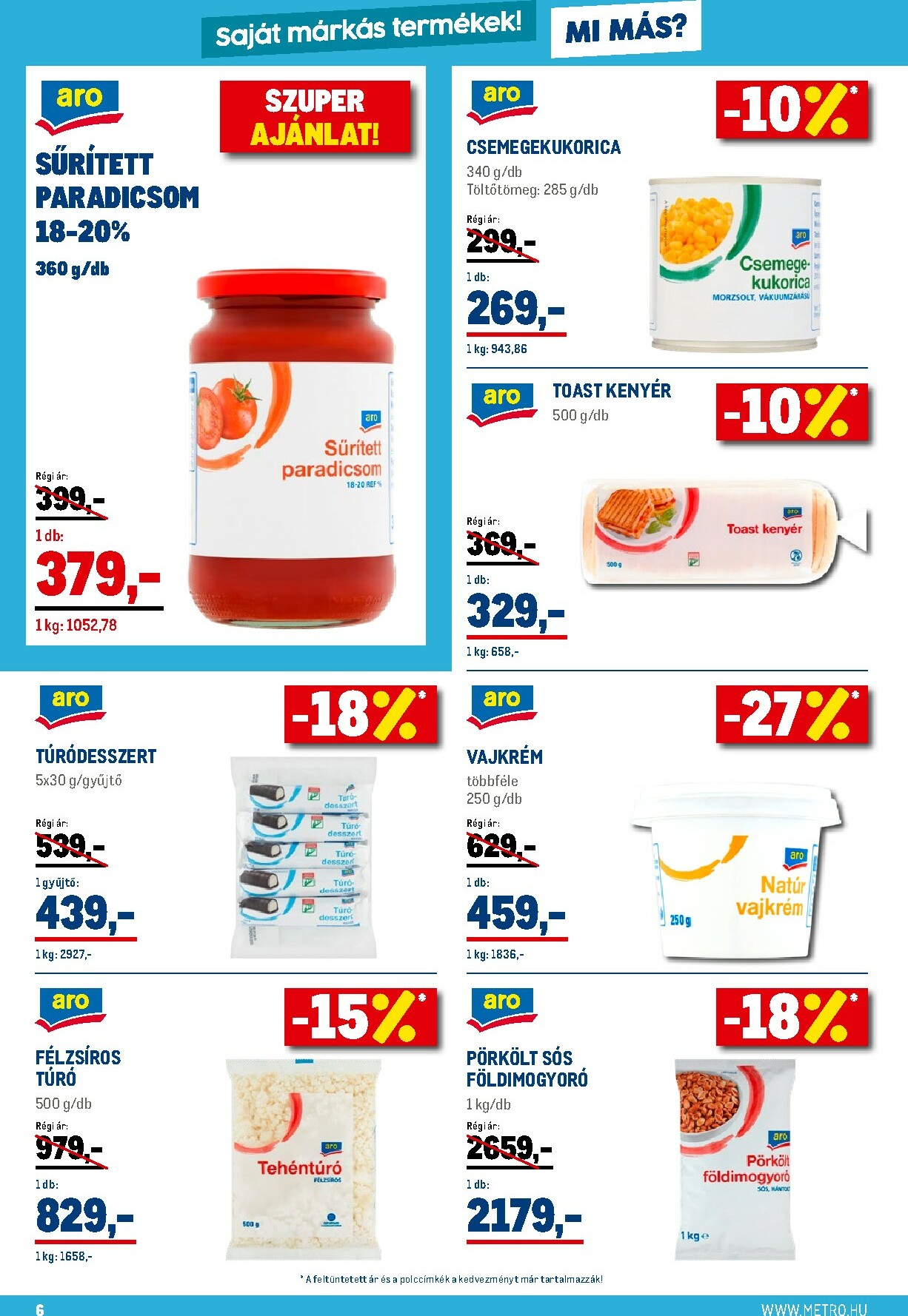 metro - Metro - Élelmiszer és Szezonális Ajánlataink Kiskereskedőknek akciós újság, érvényes 01.02. - 01.31. - page: 6