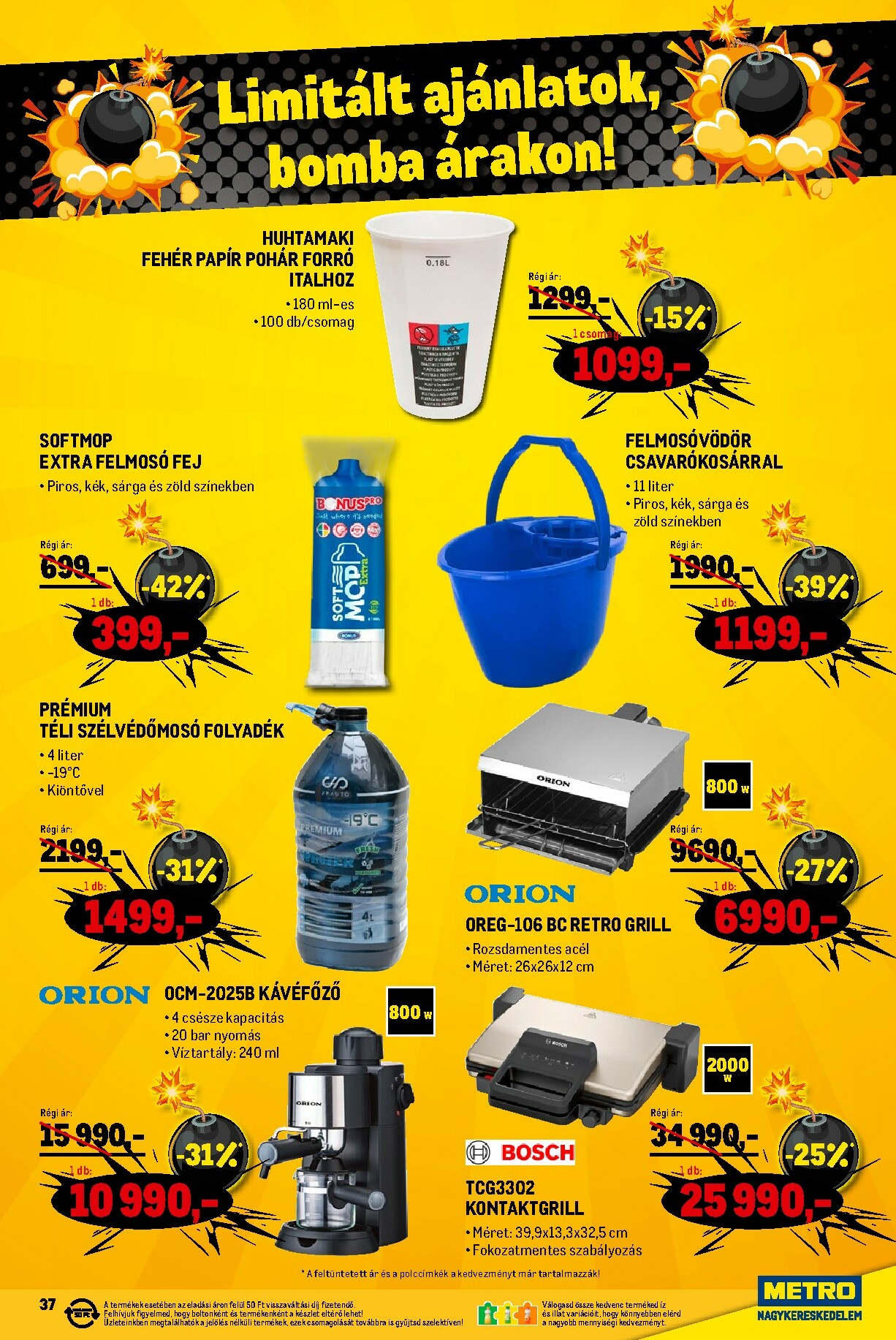 metro - Metro - Élelmiszer és Szezonális Ajánlataink Kiskereskedőknek akciós újság, érvényes 01.02. - 01.31. - page: 37