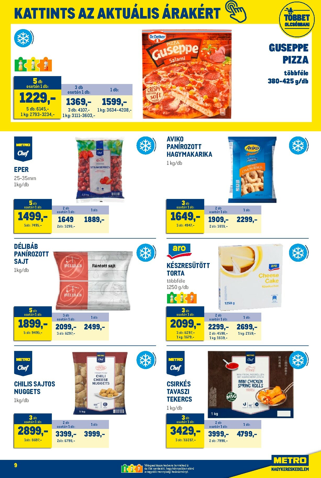 metro - Metro - Élelmiszer és Szezonális Ajánlataink Kiskereskedőknek akciós újság, érvényes 01.02. - 01.31. - page: 9
