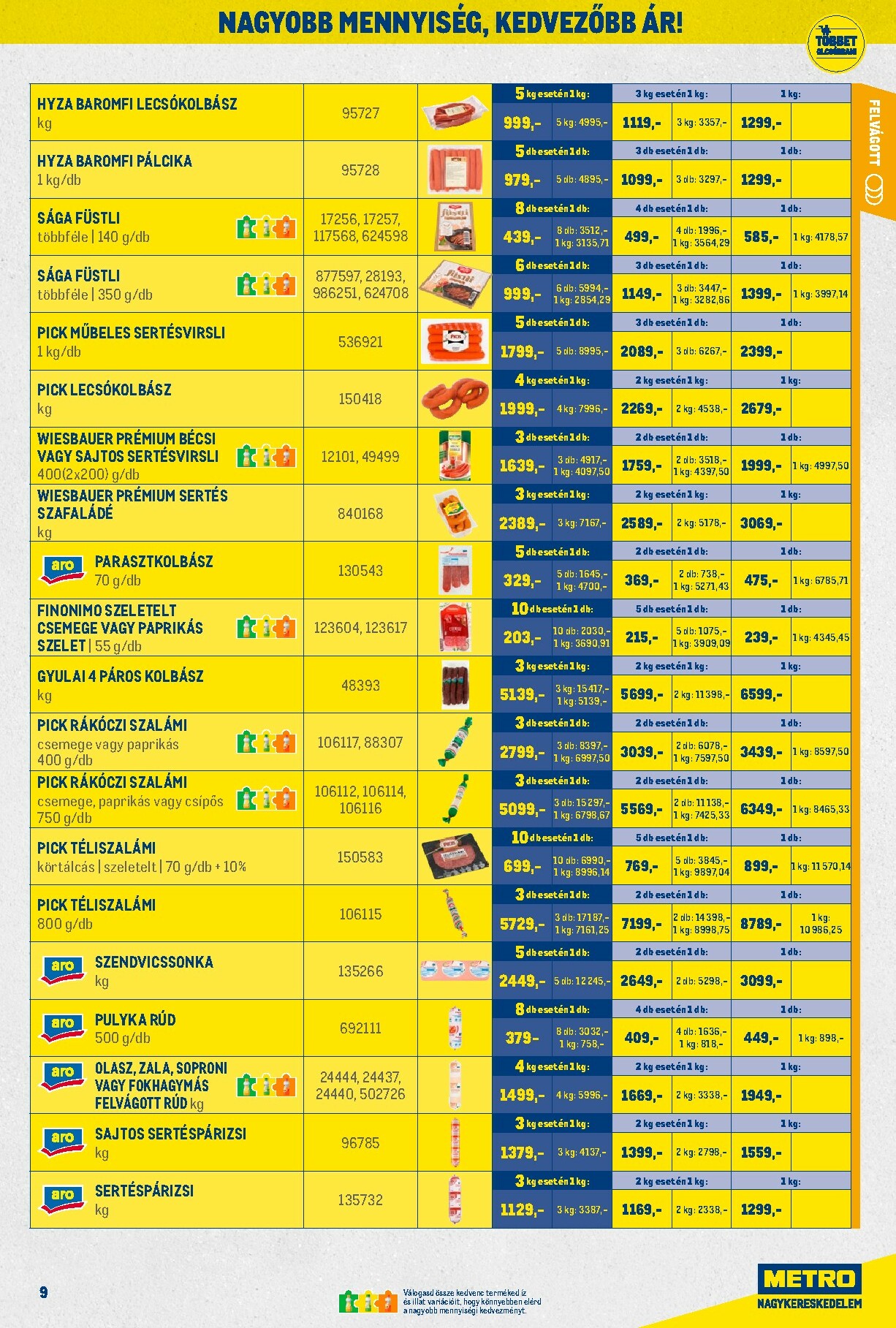 metro - Metro - Nagy Ajánlatok Kiskereskedőknak akciós újság, érvényes 2026.02.01. - 2026.02.28. - page: 9