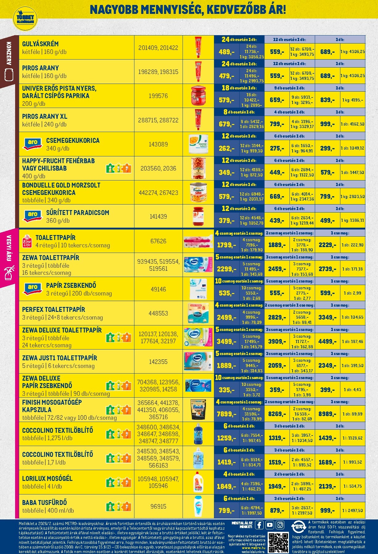 metro - Metro - Nagy Ajánlatok Kiskereskedőknak akciós újság, érvényes 2026.02.01. - 2026.02.28. - page: 28