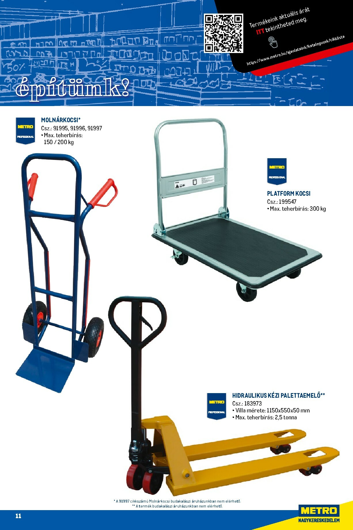 metro - Metro - Ajánlataink kiskereskedőknek akciós újság, érvényes 2025.03.01. - 2026.03.31. - page: 11