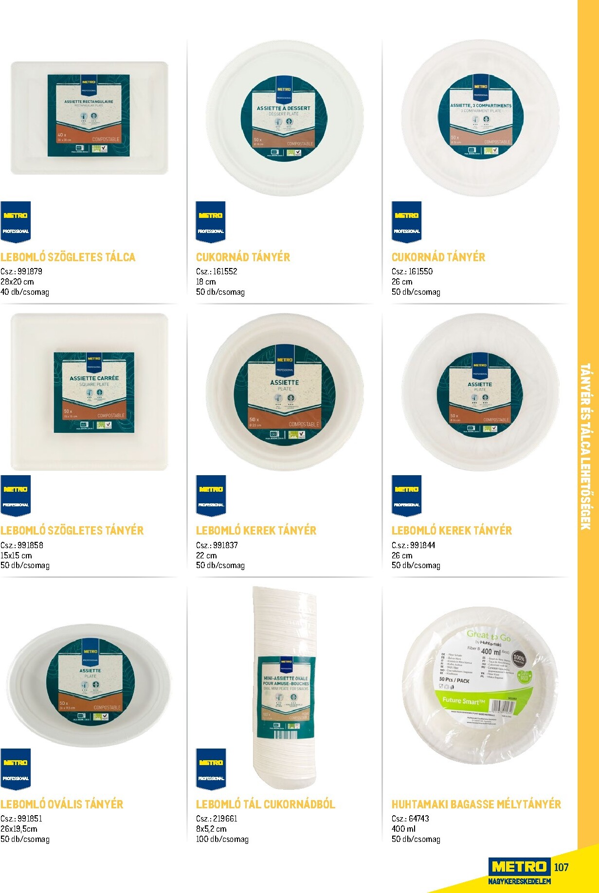 metro - Metro - Gasztro konyha katalógus akciós újság, érvényes 2026.02.18. - 2026.05.31. - page: 107