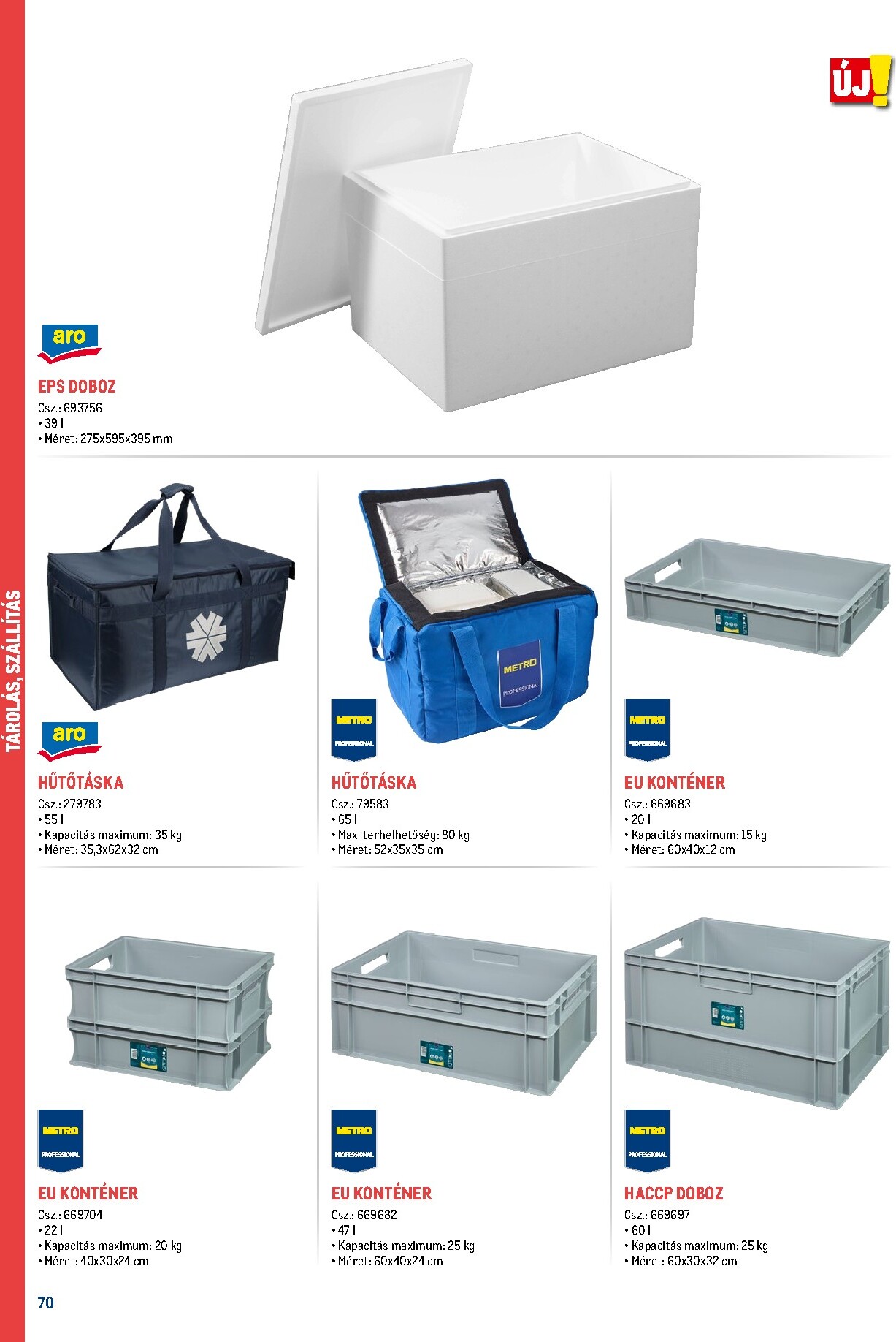 metro - Metro - Gasztro konyha katalógus akciós újság, érvényes 2026.02.18. - 2026.05.31. - page: 70