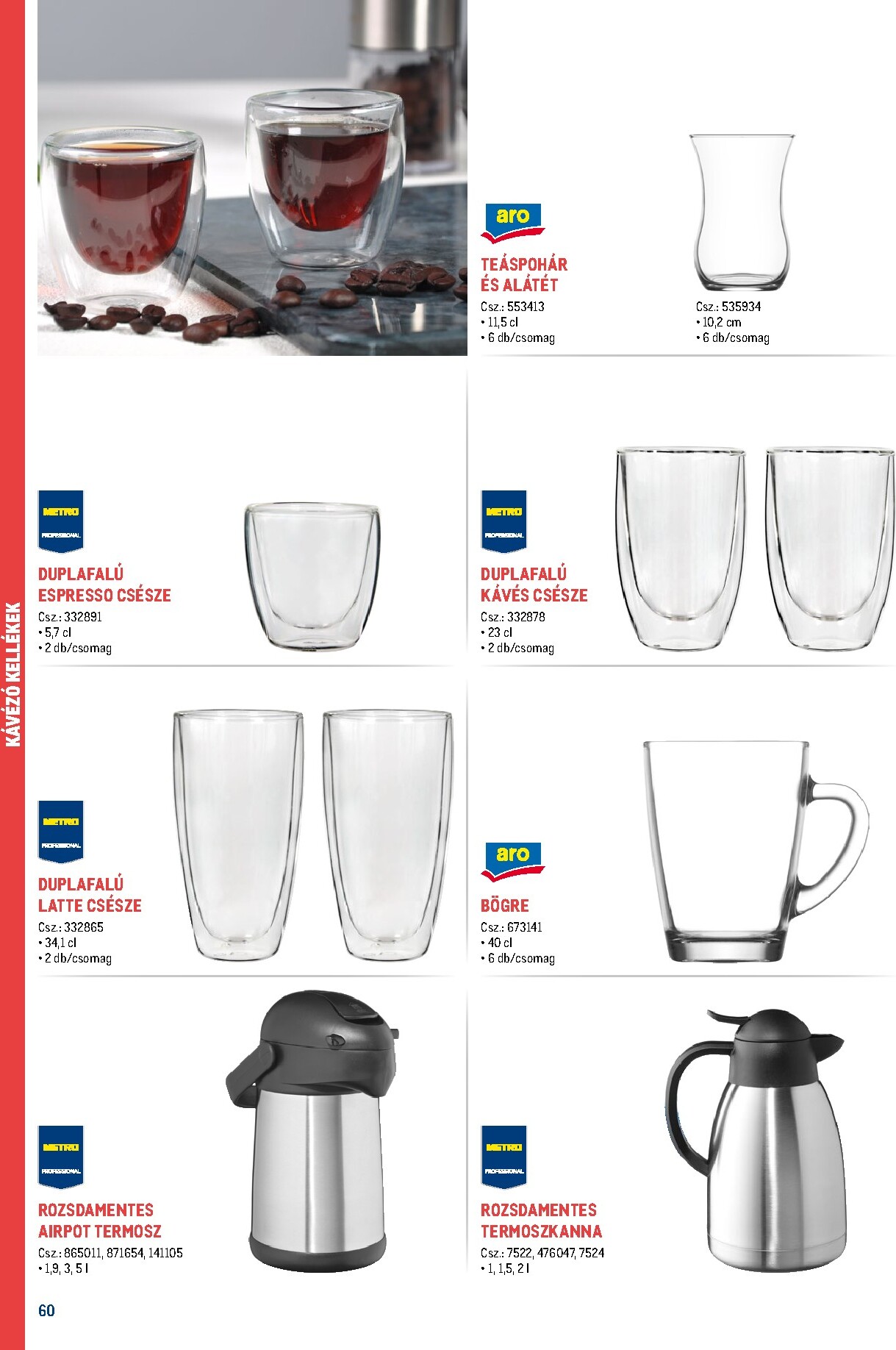 metro - Metro - Gasztro konyha katalógus akciós újság, érvényes 2026.02.18. - 2026.05.31. - page: 60