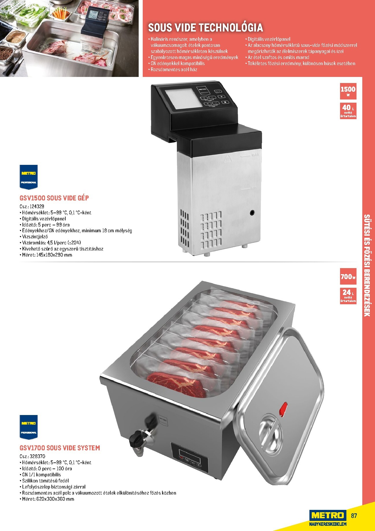 metro - Metro - Gasztro konyha katalógus akciós újság, érvényes 2026.02.18. - 2026.05.31. - page: 87