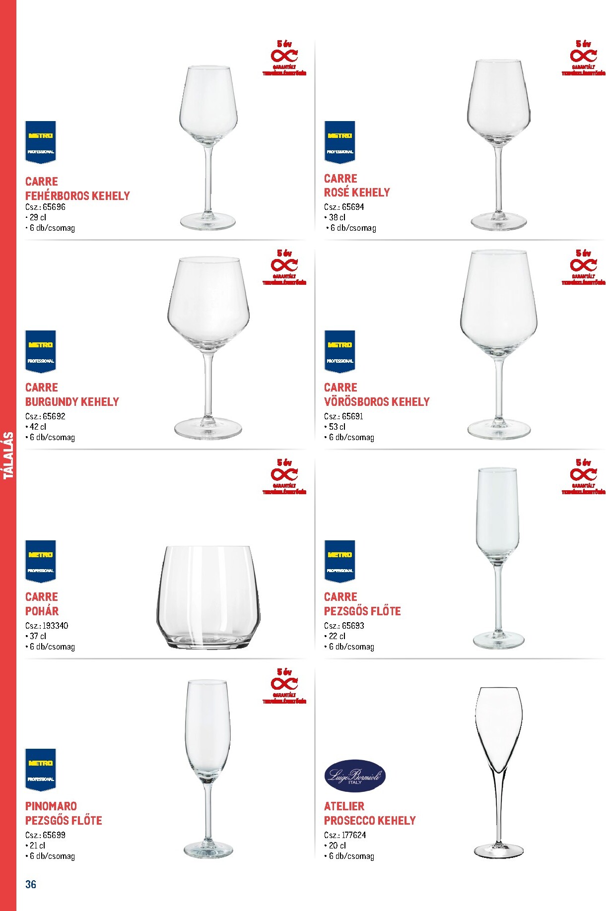 metro - Metro - Gasztro konyha katalógus akciós újság, érvényes 2026.02.18. - 2026.05.31. - page: 36