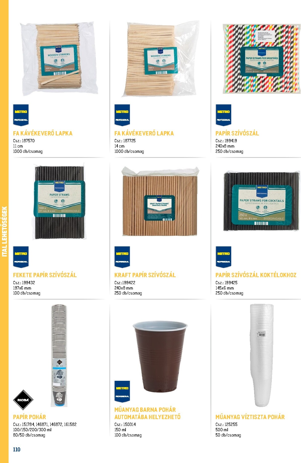metro - Metro - Gasztro konyha katalógus akciós újság, érvényes 2026.02.18. - 2026.05.31. - page: 110