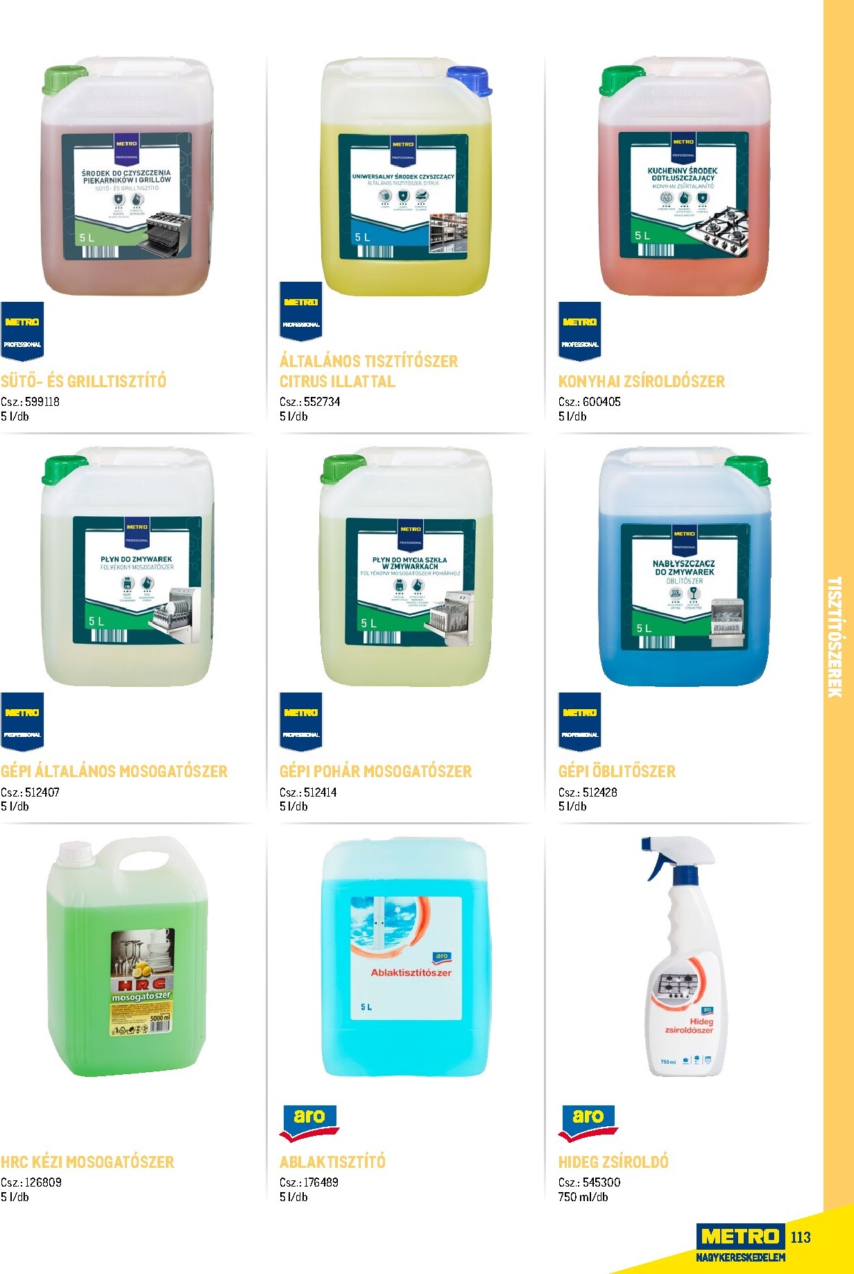 metro - Metro - Gasztro konyha katalógus akciós újság, érvényes 2026.02.18. - 2026.05.31. - page: 113