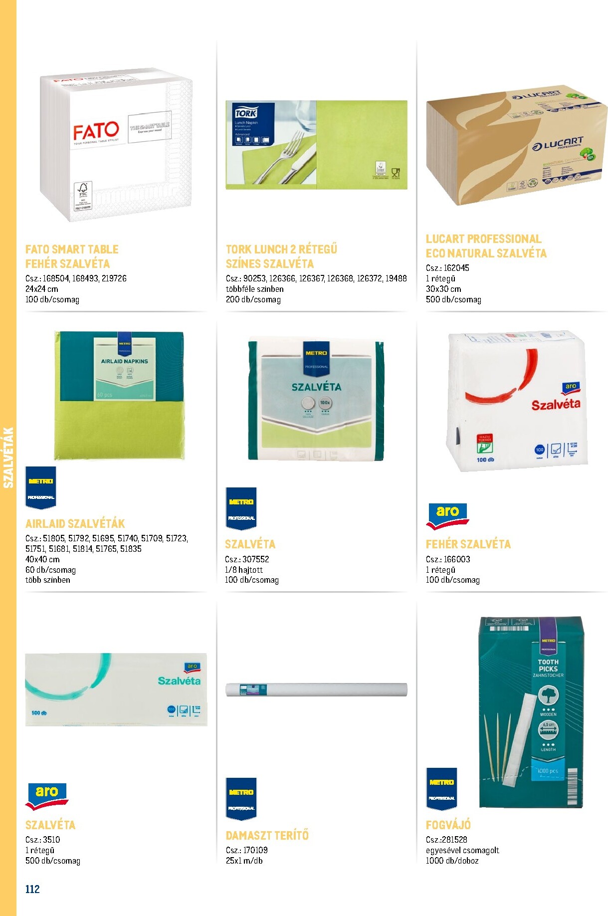 metro - Metro - Gasztro konyha katalógus akciós újság, érvényes 2026.02.18. - 2026.05.31. - page: 112