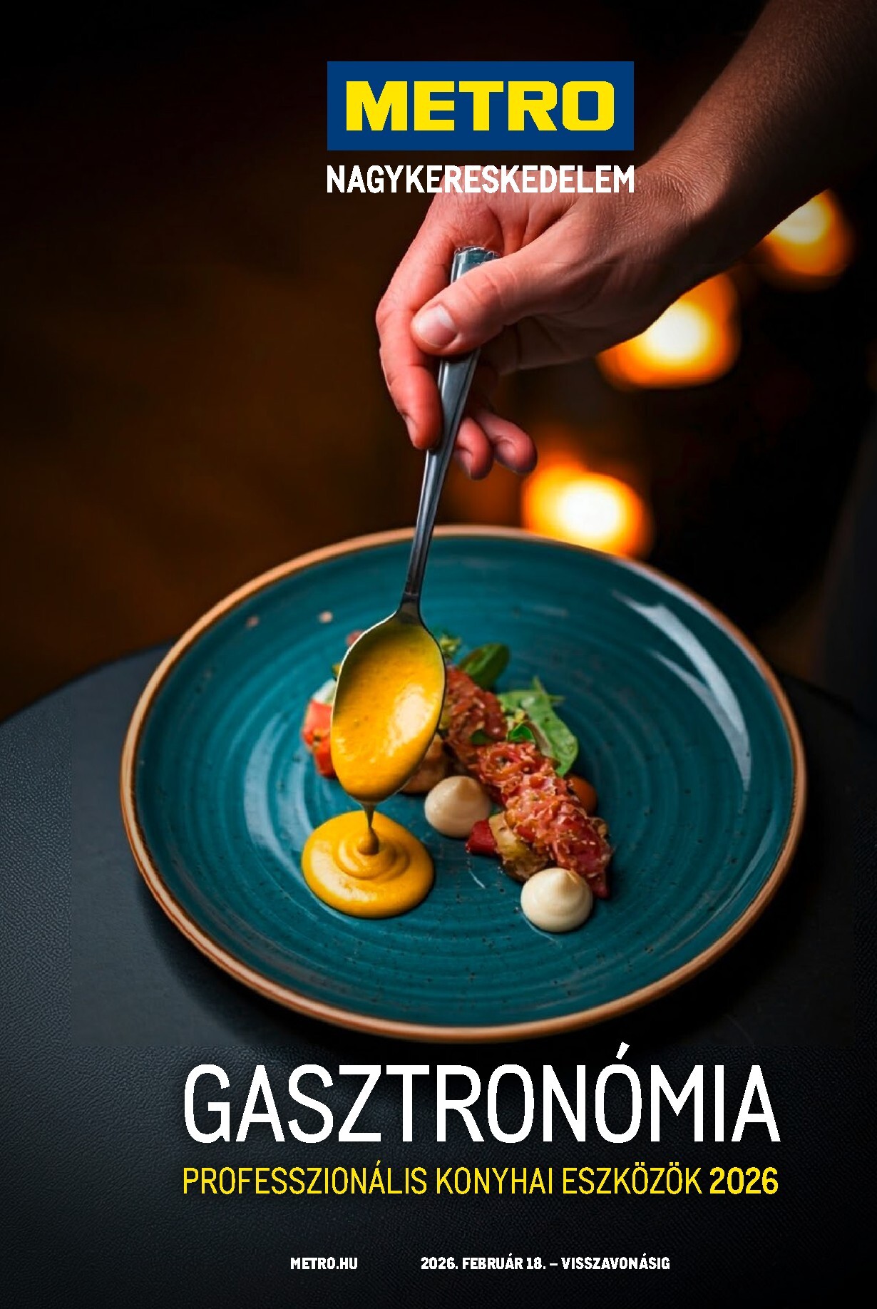 metro - Metro - Gasztro konyha katalógus akciós újság, érvényes 2026.02.18. - 2026.05.31. - page: 1