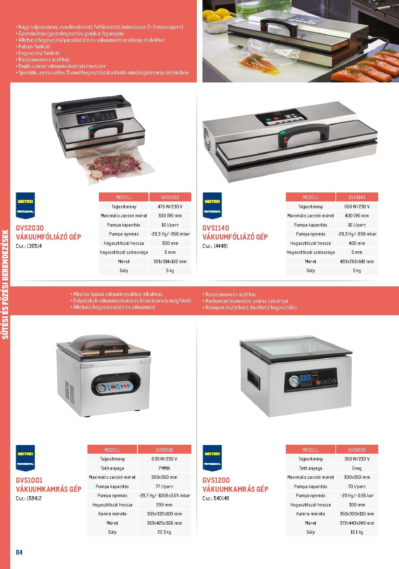 metro - Metro - Gasztro konyha katalógus akciós újság, érvényes 2026.02.18. - 2026.05.31. - page: 84