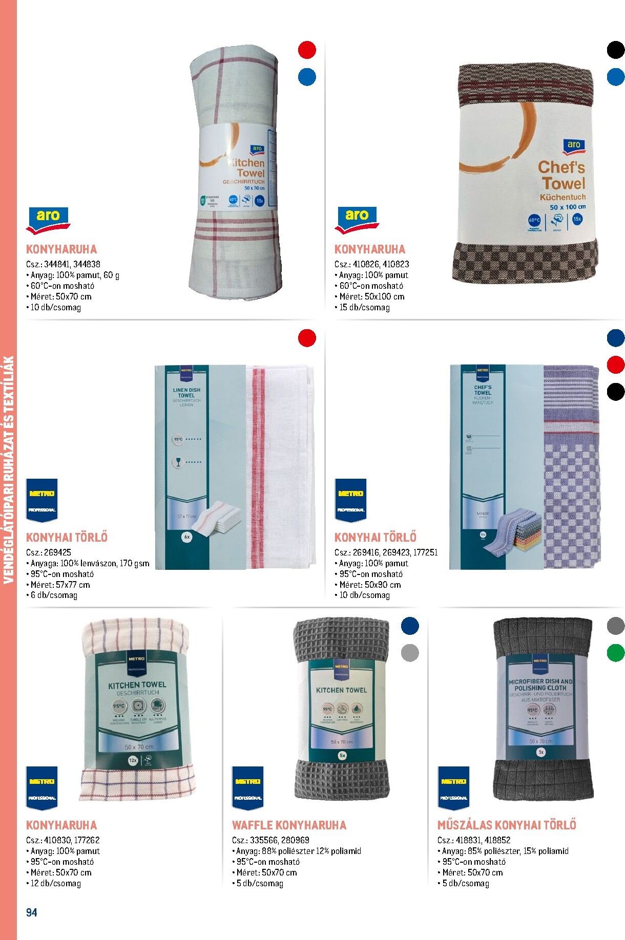 metro - Metro - Gasztro konyha katalógus akciós újság, érvényes 2026.02.18. - 2026.05.31. - page: 94