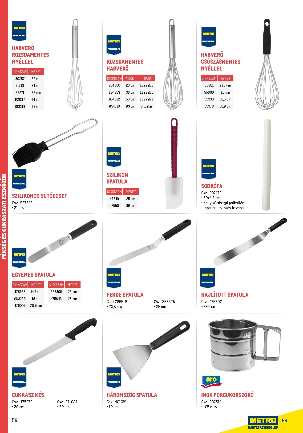 metro - Metro - Gasztro konyha katalógus akciós újság, érvényes 2026.02.18. - 2026.05.31. - page: 56
