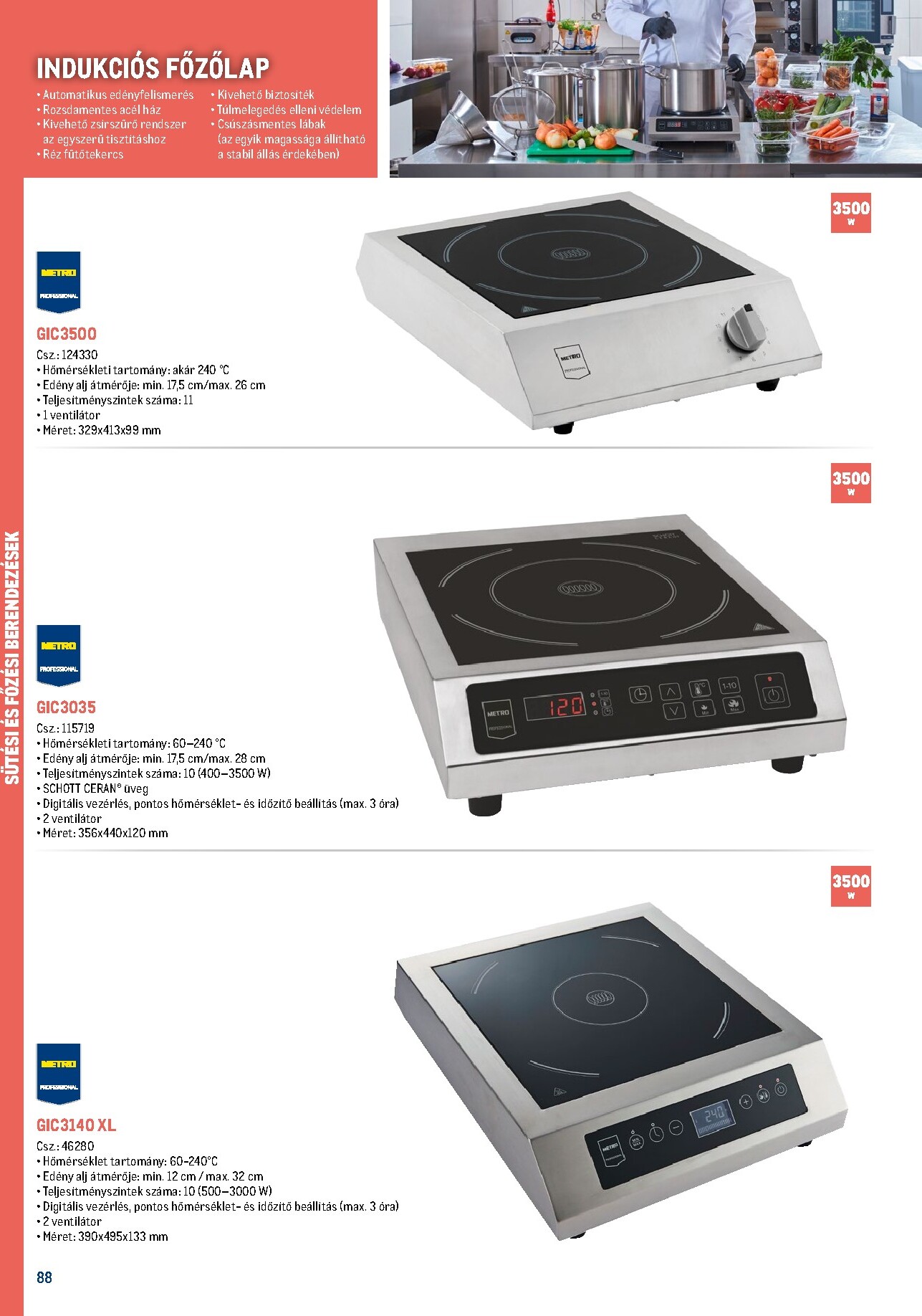 metro - Metro - Gasztro konyha katalógus akciós újság, érvényes 2026.02.18. - 2026.05.31. - page: 88