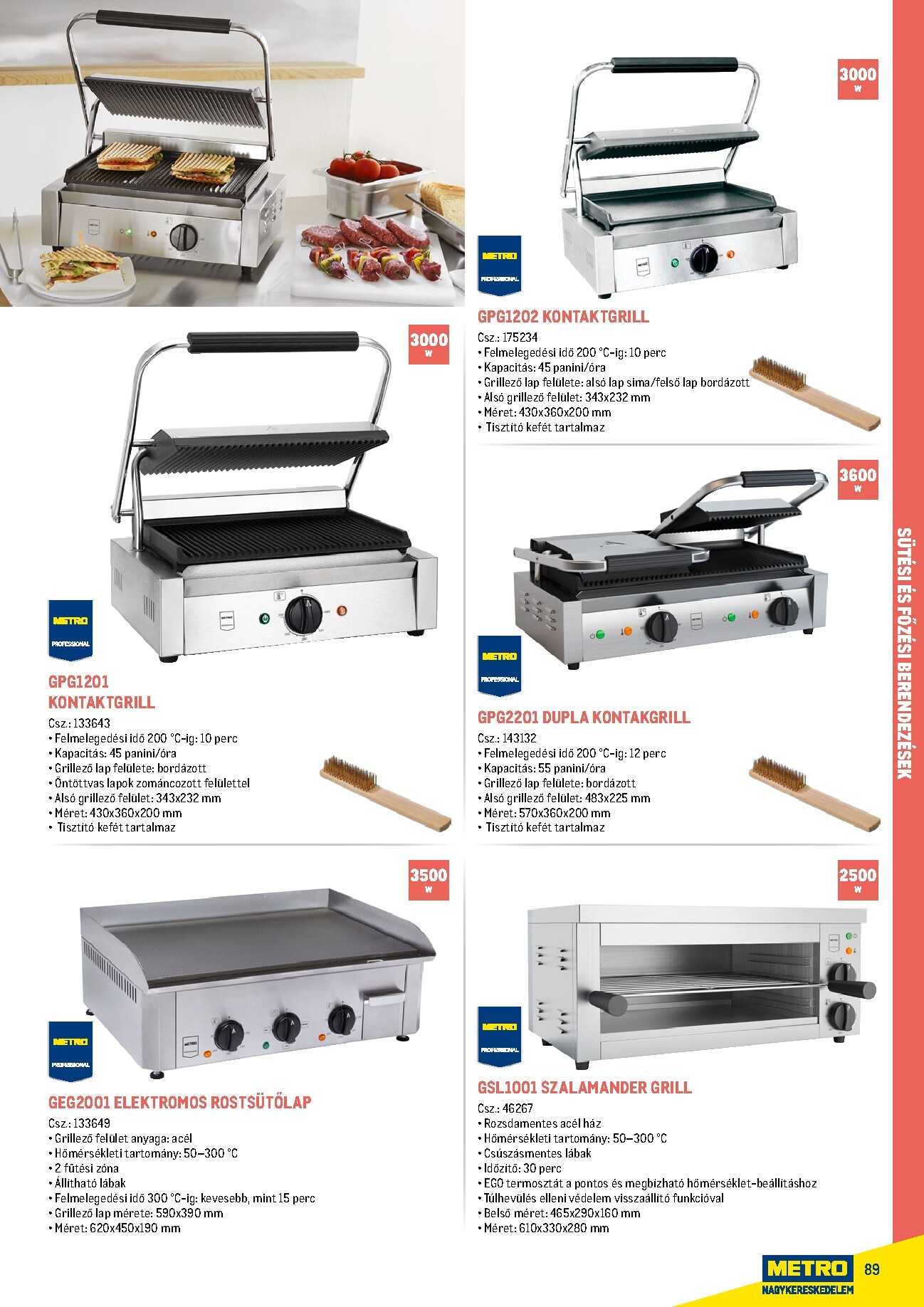 metro - Metro - Gasztro konyha katalógus akciós újság, érvényes 2026.02.18. - 2026.05.31. - page: 89