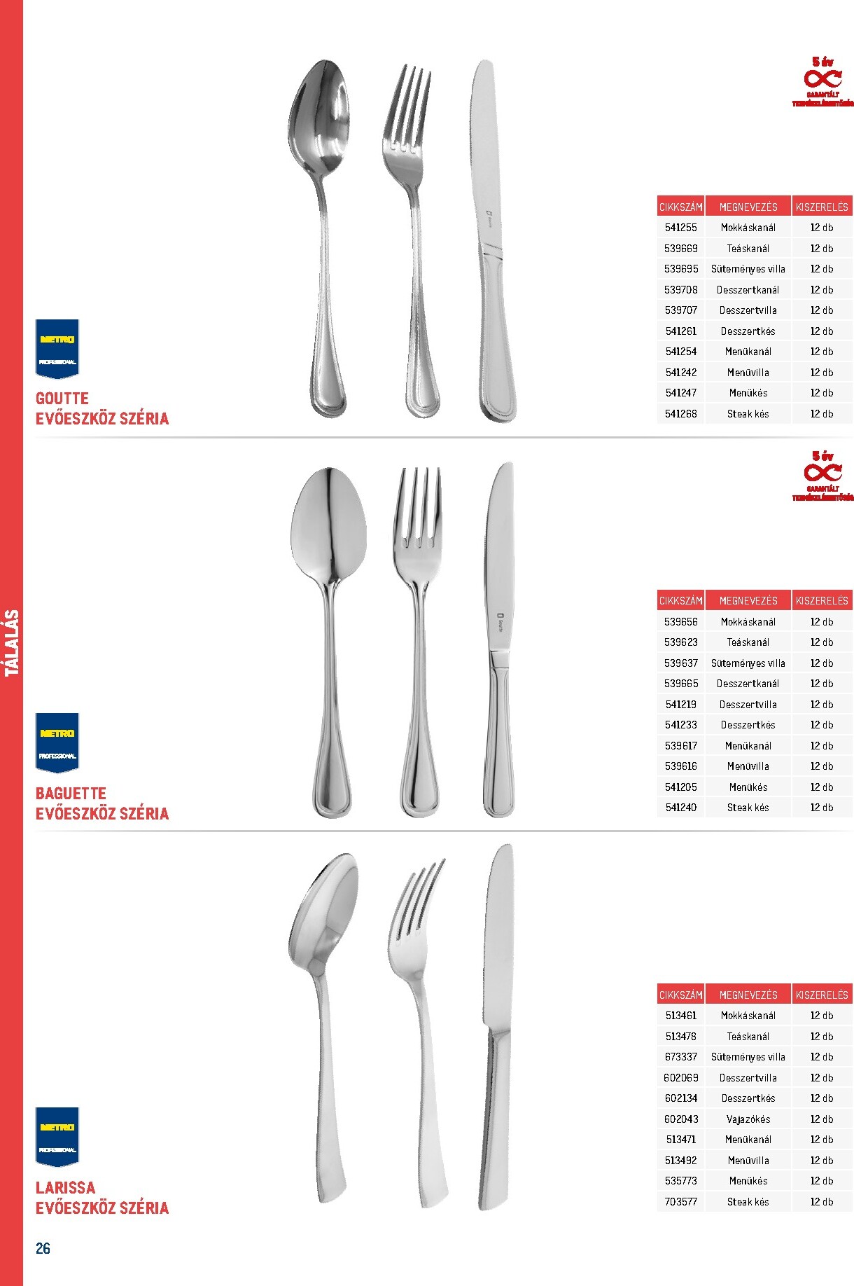 metro - Metro - Gasztro konyha katalógus akciós újság, érvényes 2026.02.18. - 2026.05.31. - page: 26