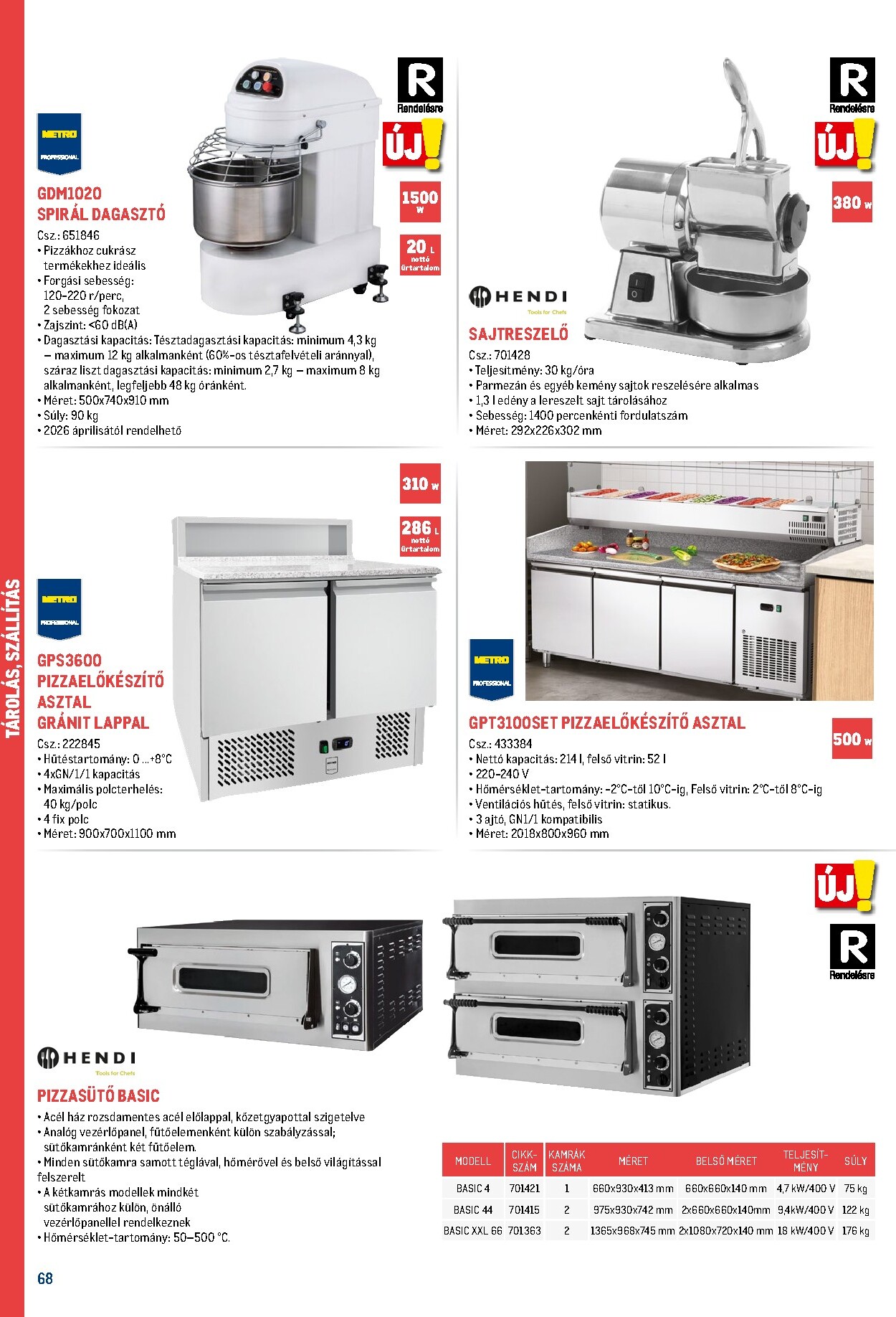 metro - Metro - Gasztro konyha katalógus akciós újság, érvényes 2026.02.18. - 2026.05.31. - page: 68