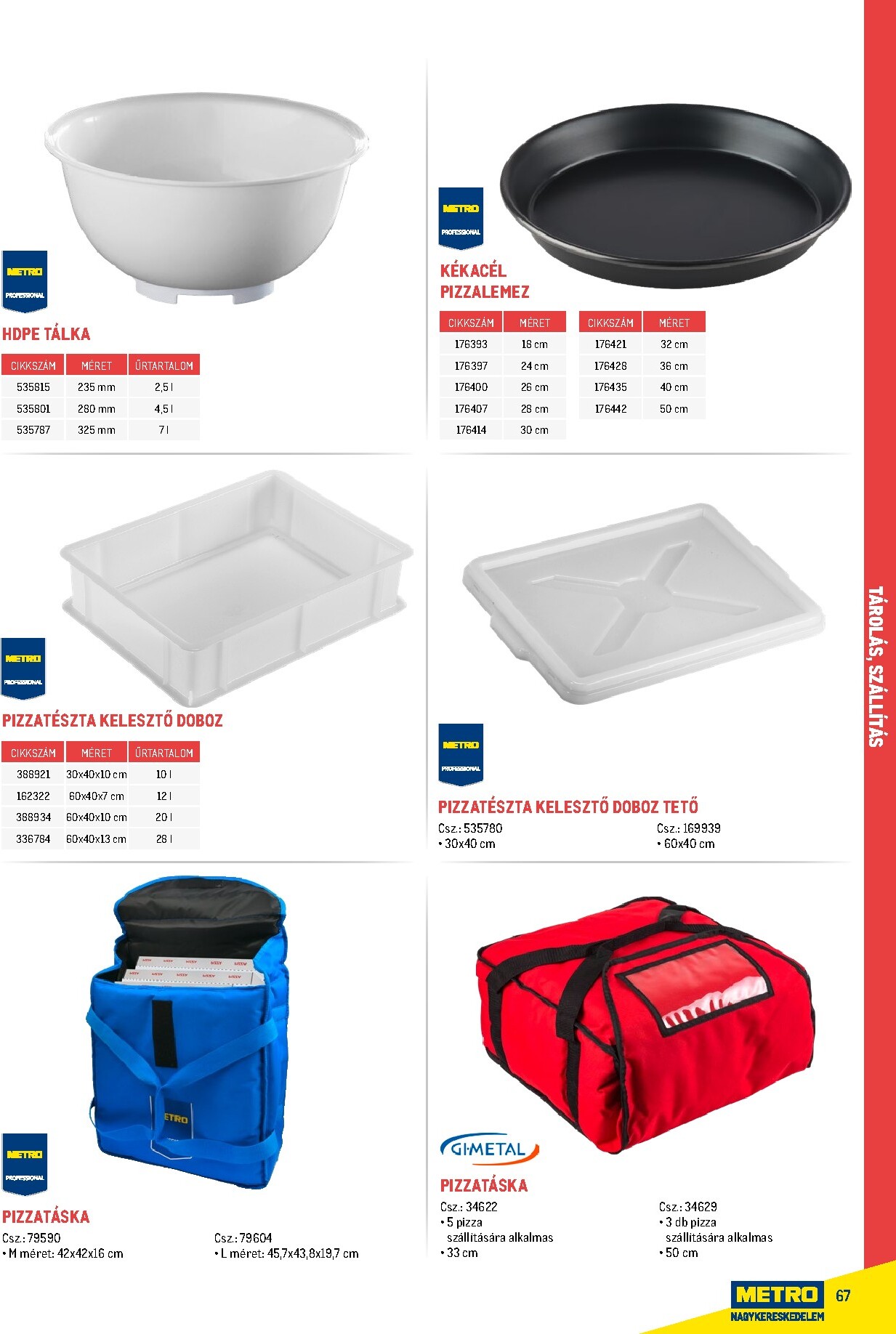 metro - Metro - Gasztro konyha katalógus akciós újság, érvényes 2026.02.18. - 2026.05.31. - page: 67