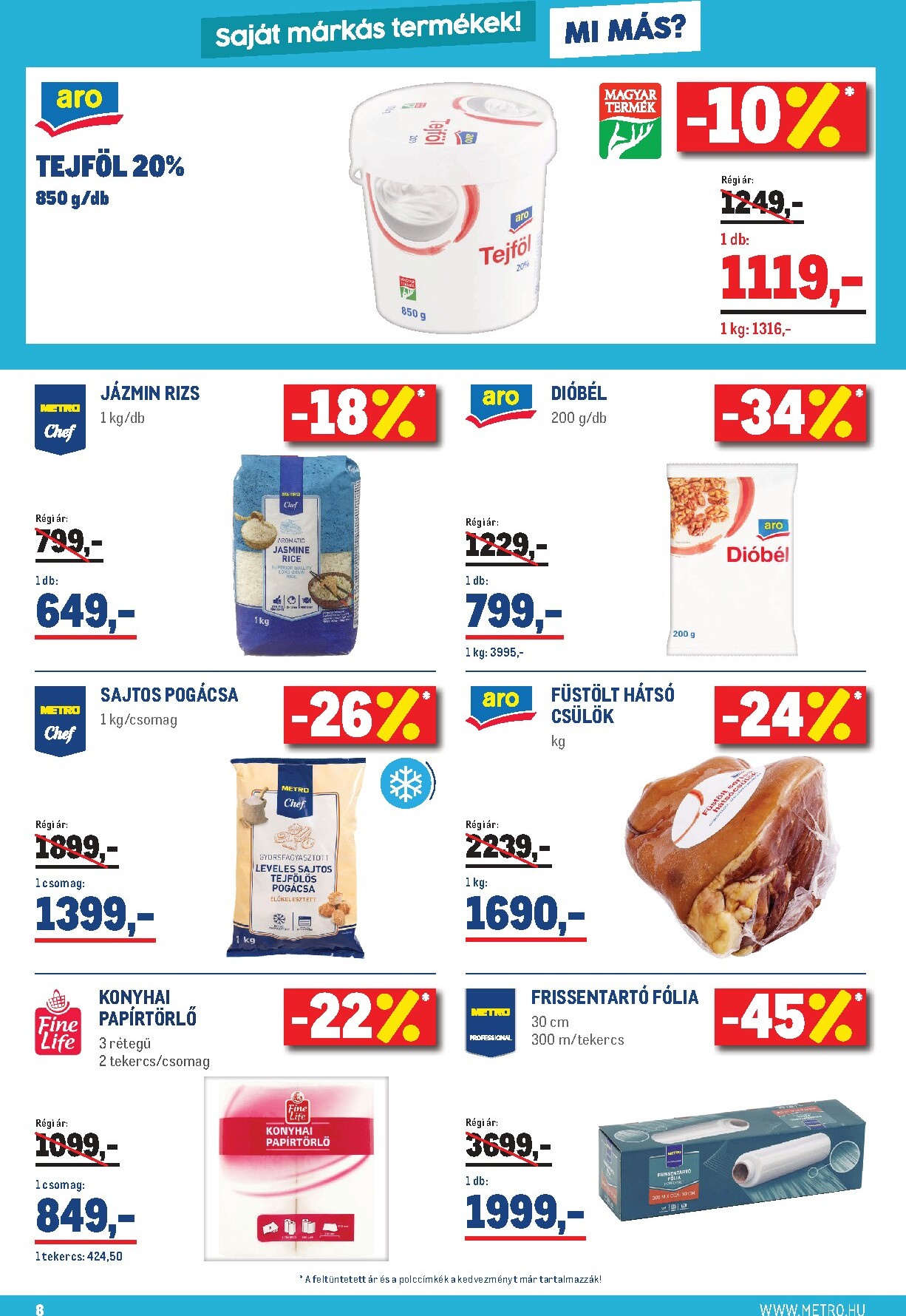 metro - Metro - Élelmiszer és Szezonális Ajánlataink Kiskereskedőknek akciós újság, érvényes 2026.03.01. - 2026.04.04. - page: 8