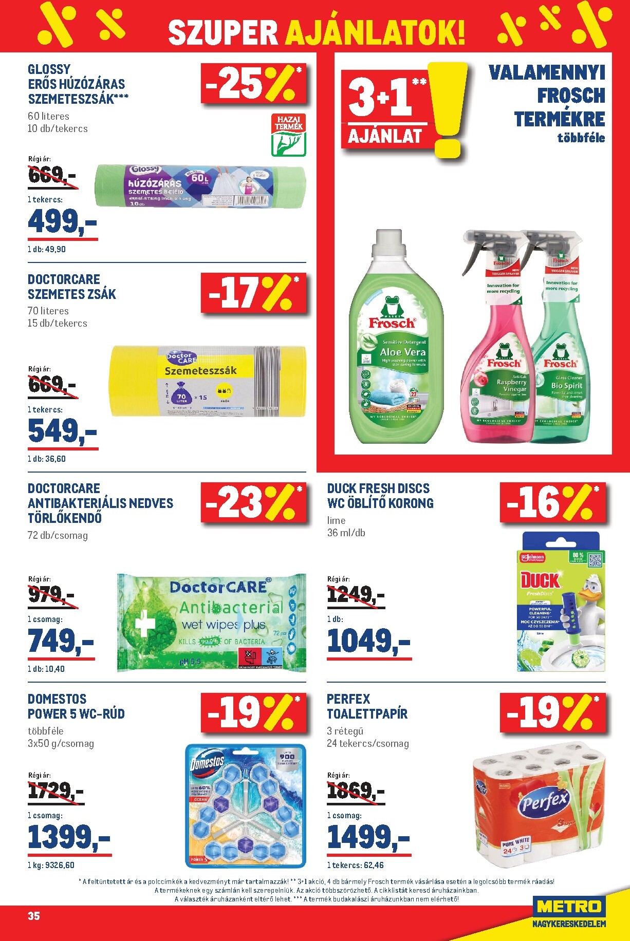 metro - Metro - Élelmiszer és Szezonális Ajánlataink Kiskereskedőknek akciós újság, érvényes 2026.03.01. - 2026.04.04. - page: 35