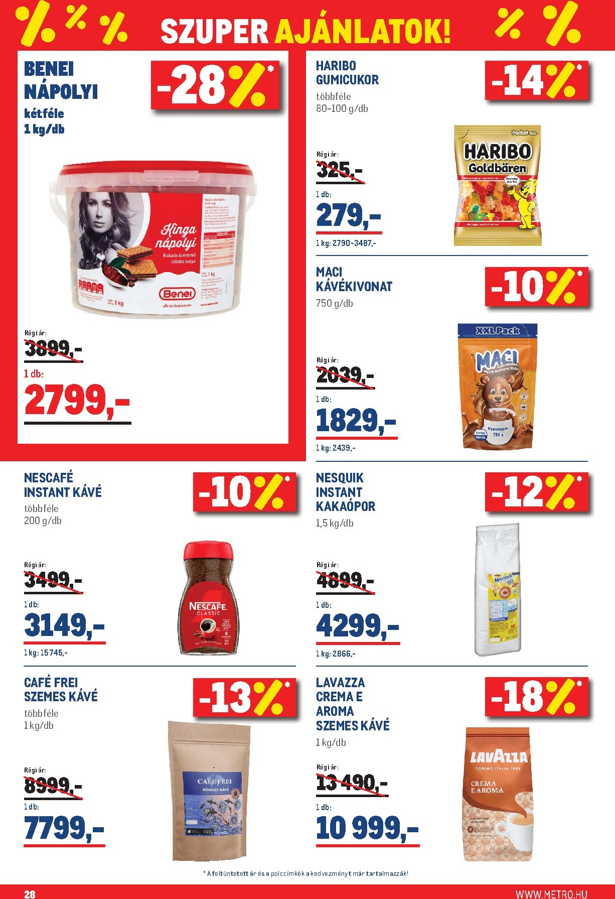 metro - Metro - Élelmiszer és Szezonális Ajánlataink Kiskereskedőknek akciós újság, érvényes 2026.03.01. - 2026.04.04. - page: 28