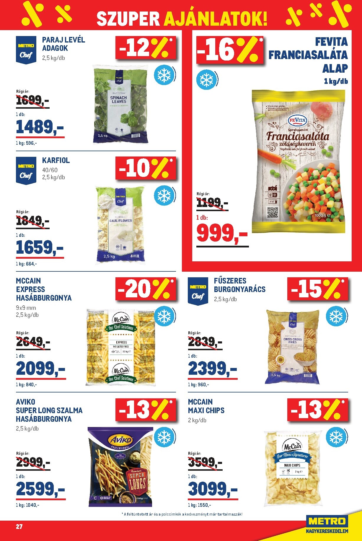 metro - Metro - Élelmiszer és Szezonális Ajánlataink Kiskereskedőknek akciós újság, érvényes 2026.03.01. - 2026.04.04. - page: 27