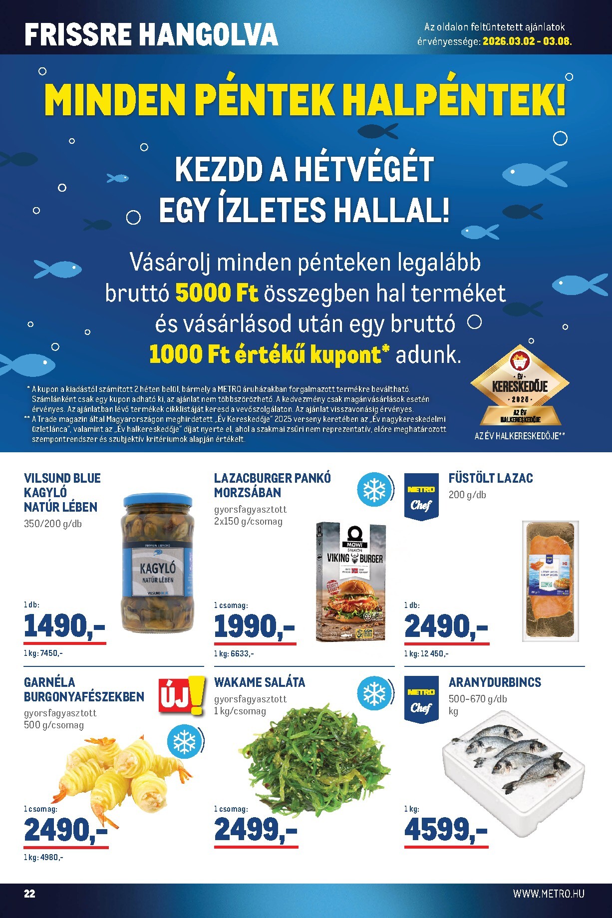 metro - Metro - Élelmiszer és Szezonális Ajánlataink Kiskereskedőknek akciós újság, érvényes 2026.03.01. - 2026.04.04. - page: 22
