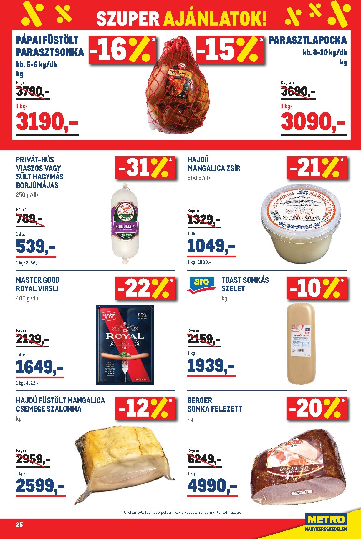 metro - Metro - Élelmiszer és Szezonális Ajánlataink Kiskereskedőknek akciós újság, érvényes 2026.03.01. - 2026.04.04. - page: 25