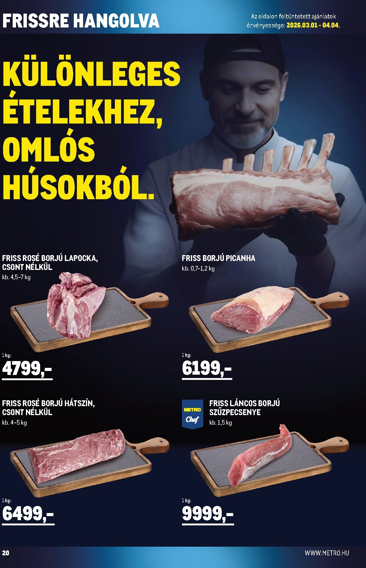 metro - Metro - Élelmiszer és Szezonális Ajánlataink Kiskereskedőknek akciós újság, érvényes 2026.03.01. - 2026.04.04. - page: 20
