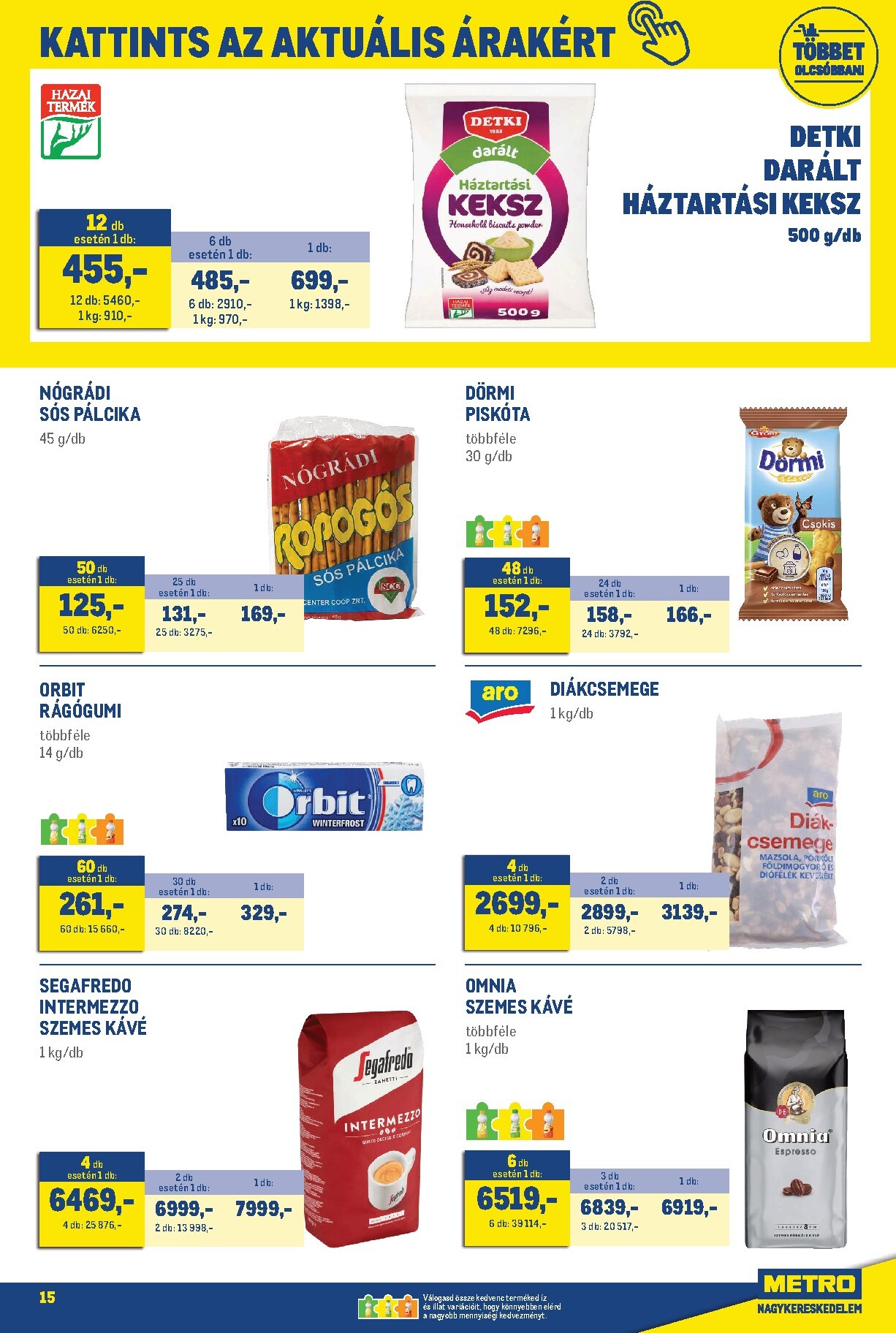 metro - Metro - Élelmiszer és Szezonális Ajánlataink Kiskereskedőknek akciós újság, érvényes 2026.03.01. - 2026.04.04. - page: 15