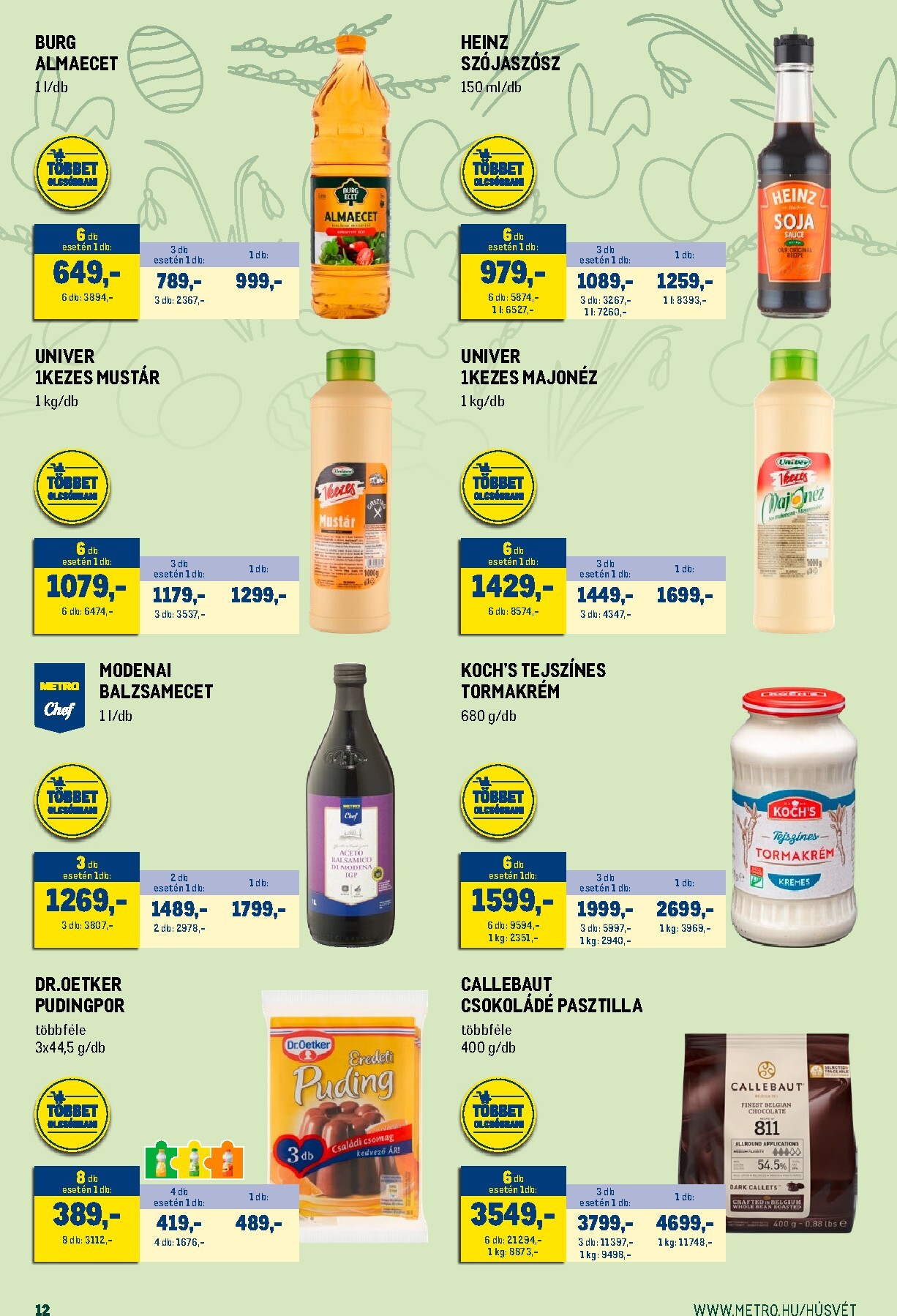 metro - Metro - Húsvét Nagyban akciós újság, érvényes 2026.03.01. - 2026.04.04. - page: 12