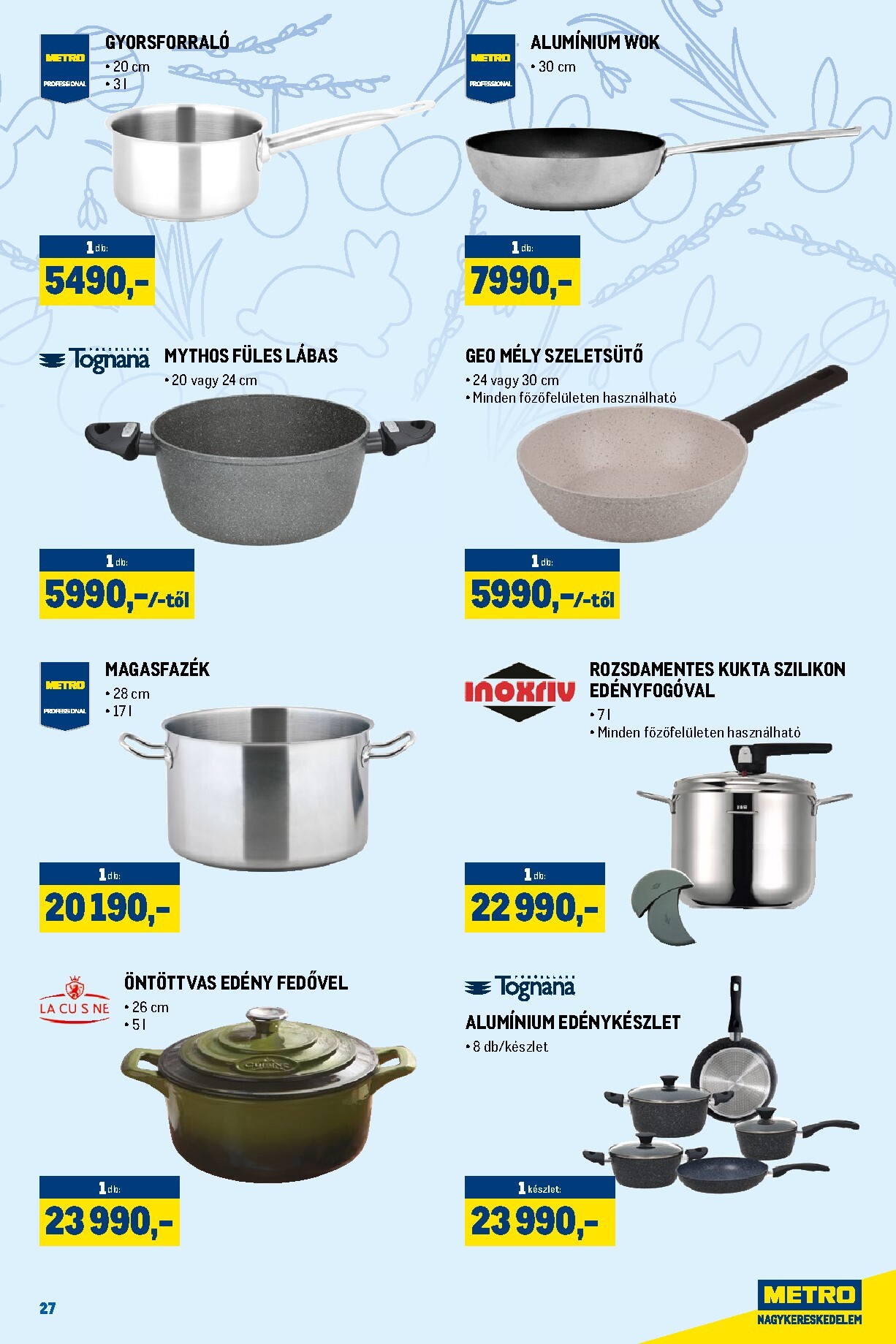 metro - Metro - Húsvét Nagyban akciós újság, érvényes 2026.03.01. - 2026.04.04. - page: 27