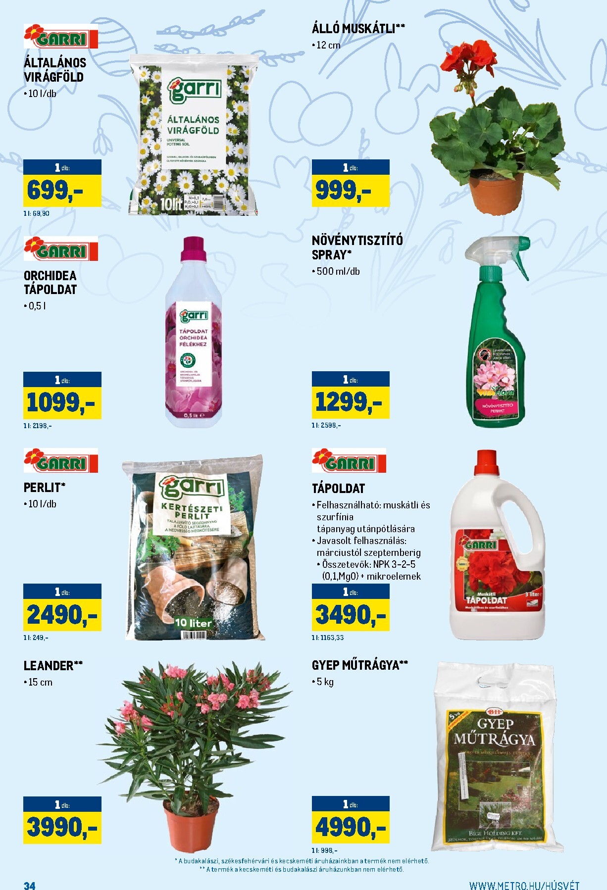 metro - Metro - Húsvét Nagyban akciós újság, érvényes 2026.03.01. - 2026.04.04. - page: 34